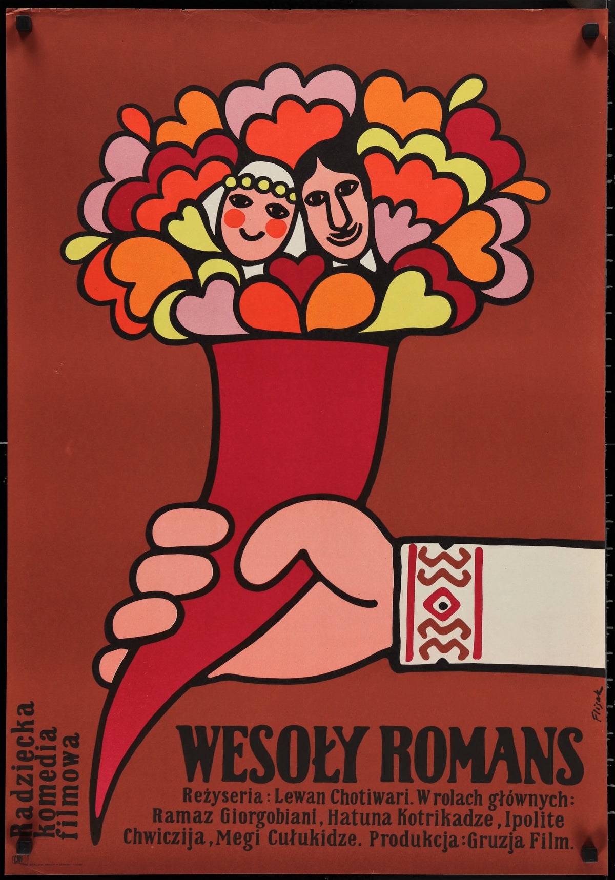 Happy Romance- Wesoly Romans - Authentic Vintage Poster