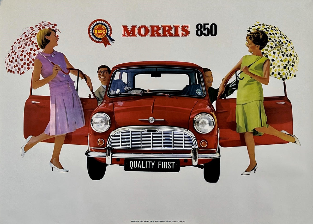 MGB Morris 850 - Authentic Vintage Poster