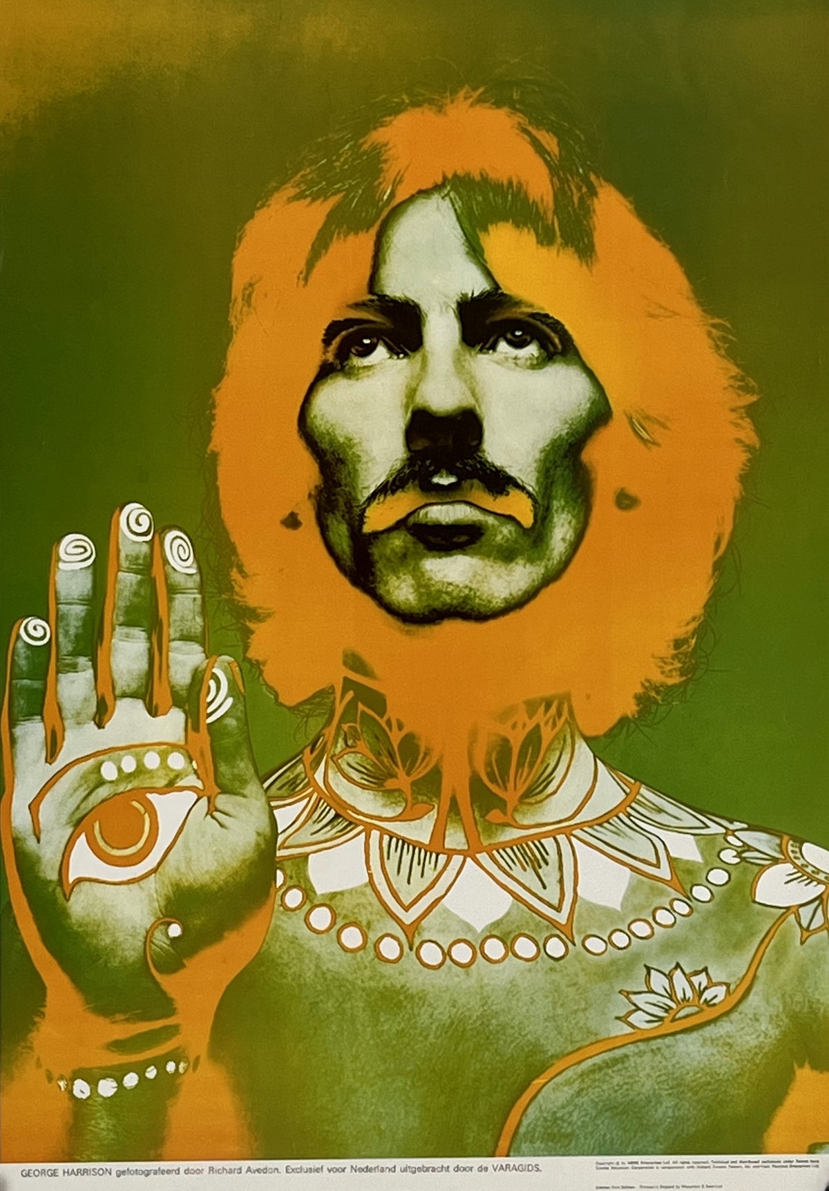 George Harrison- Avedon - Authentic Vintage Poster
