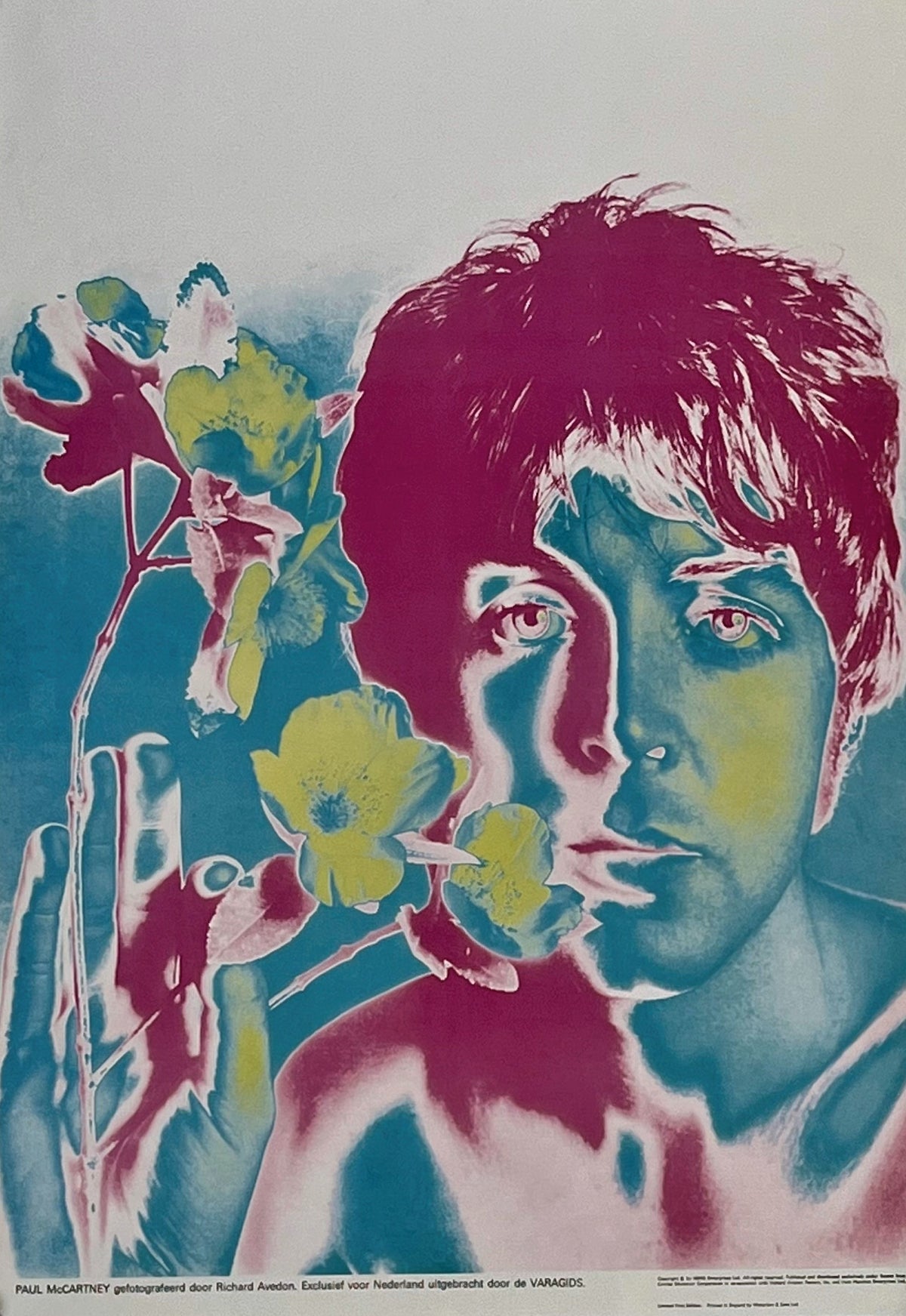 Paul McCartney- Richard Avedon Series - Authentic Vintage Poster