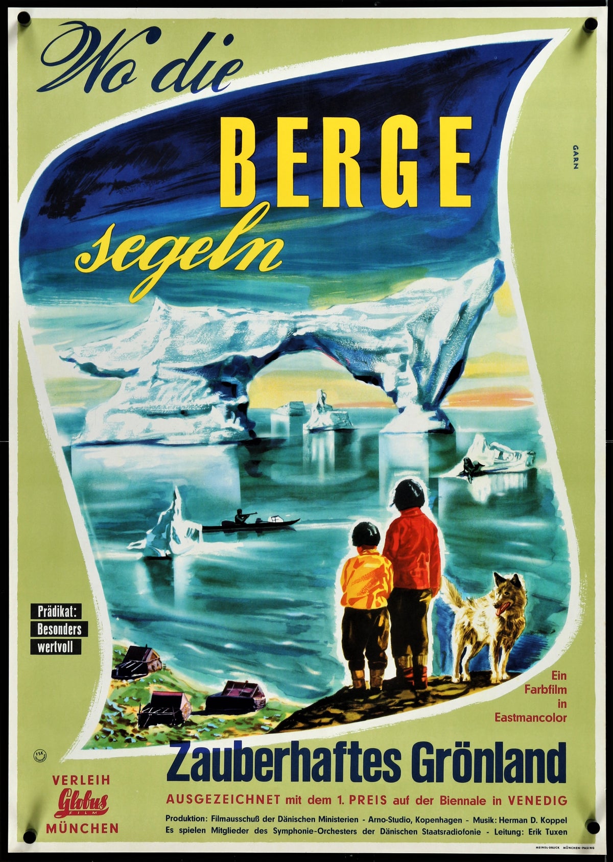 Hvor Bjergene Sejler - Authentic Vintage Poster