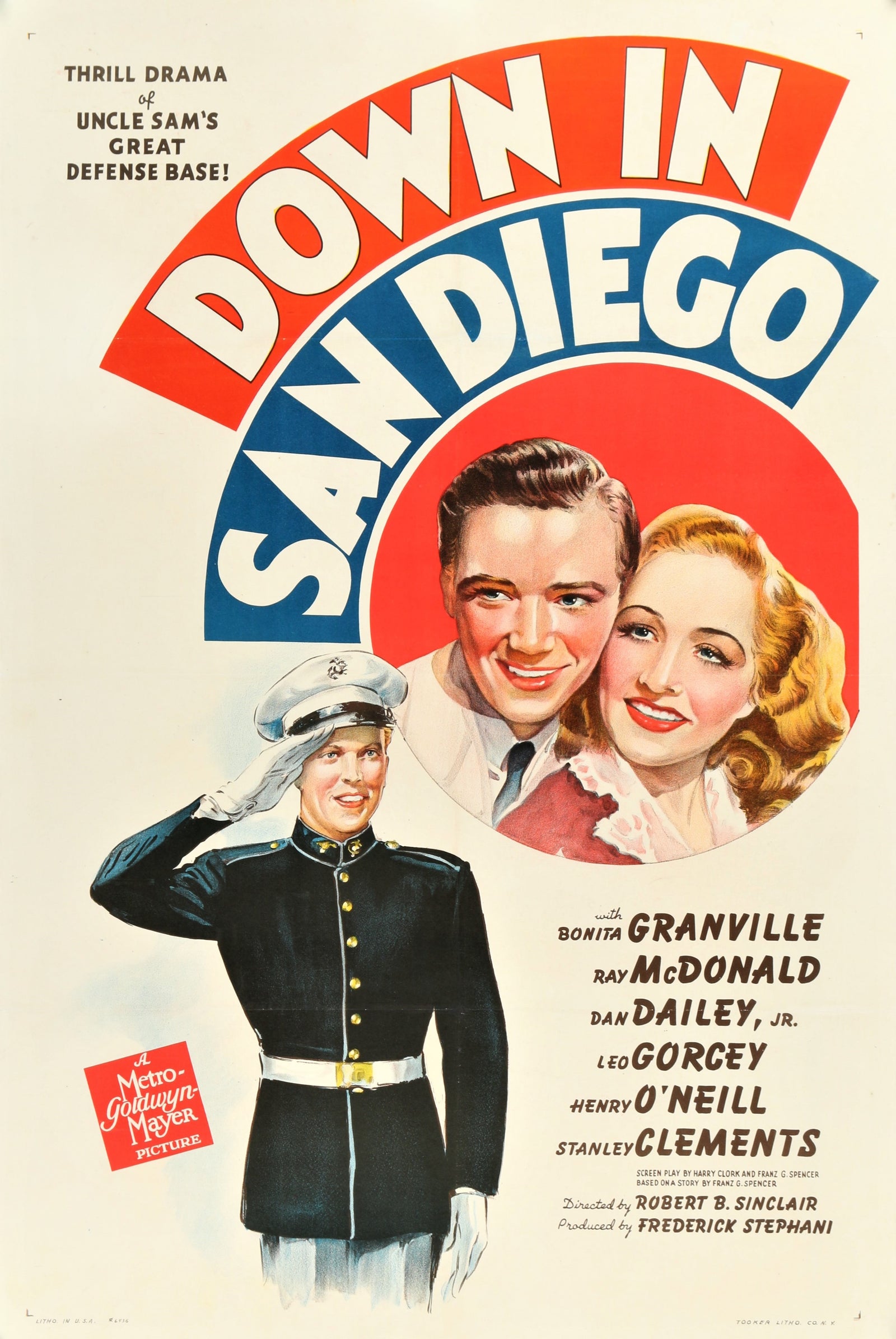 Down in San Diego - Authentic Vintage Poster