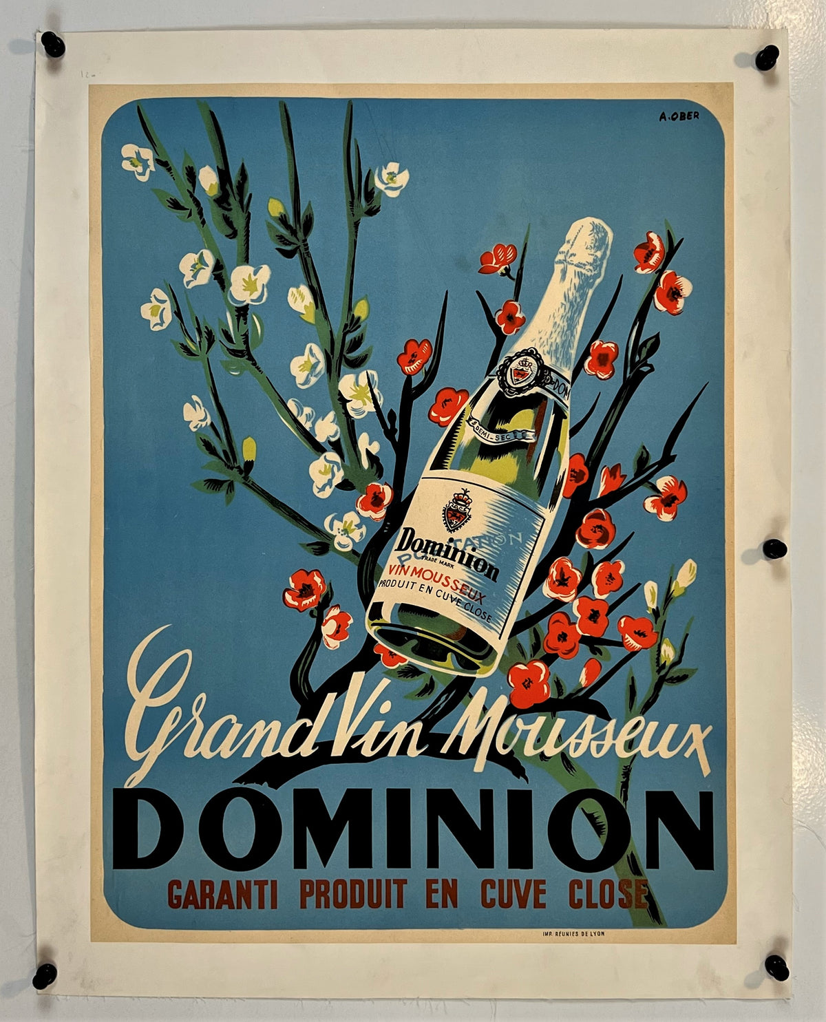 Dominion Vin - Authentic Vintage Poster