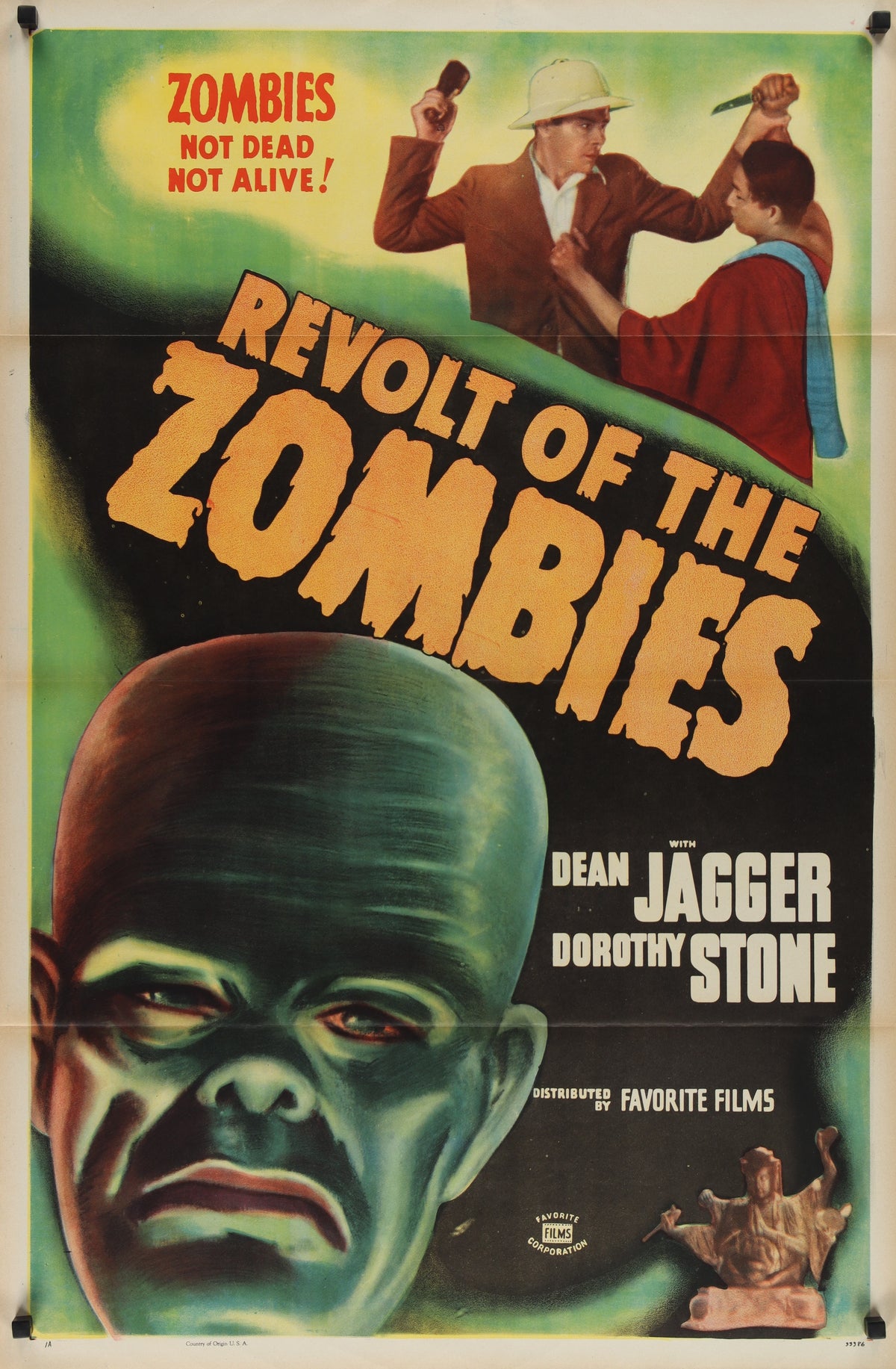 Revolt of the Zombies - Authentic Vintage Poster