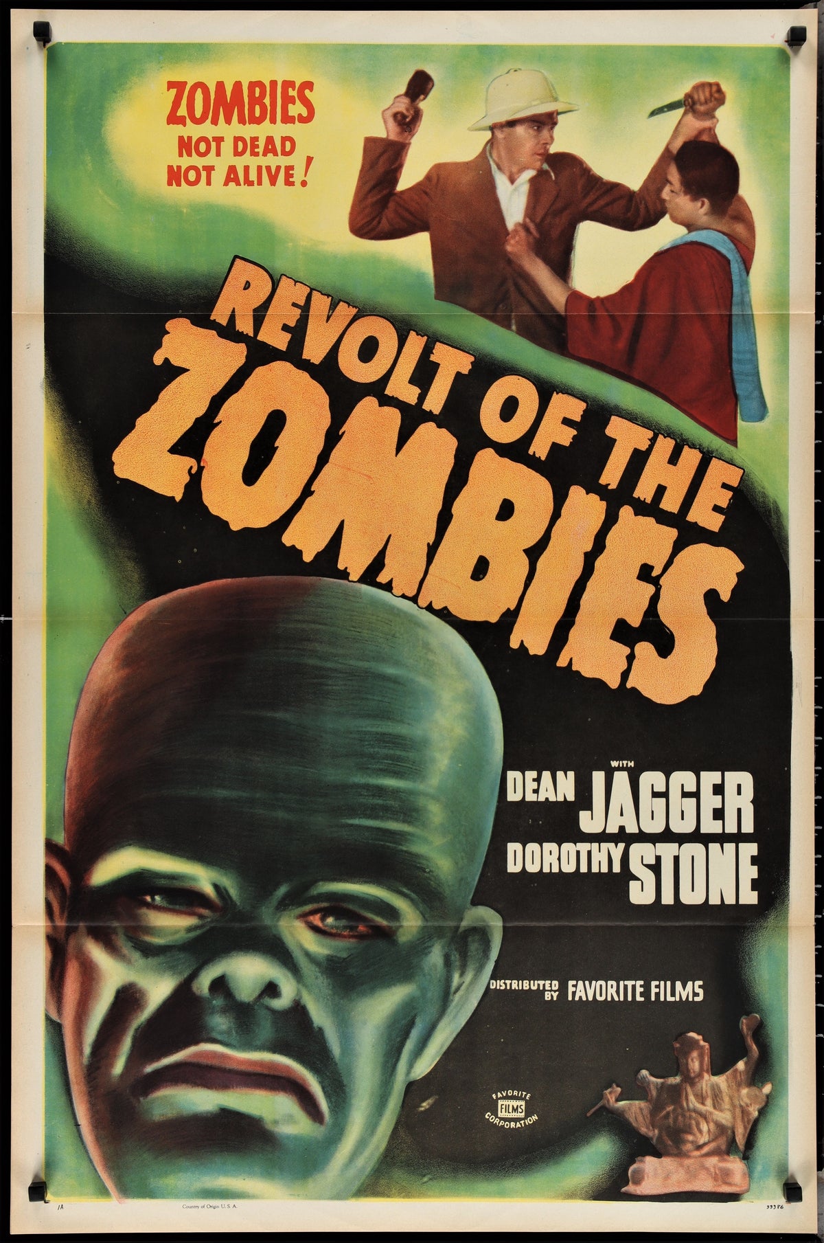 Revolt of the Zombies - Authentic Vintage Poster