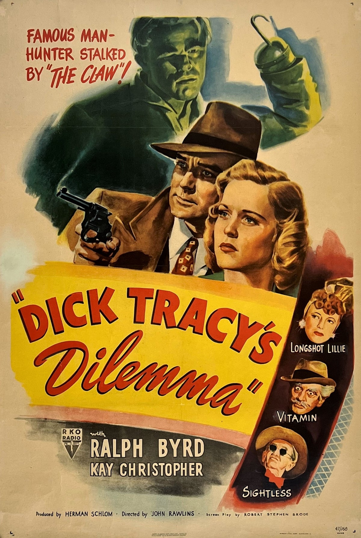 Dick Tracy&#39;s Dilemma - Authentic Vintage Poster