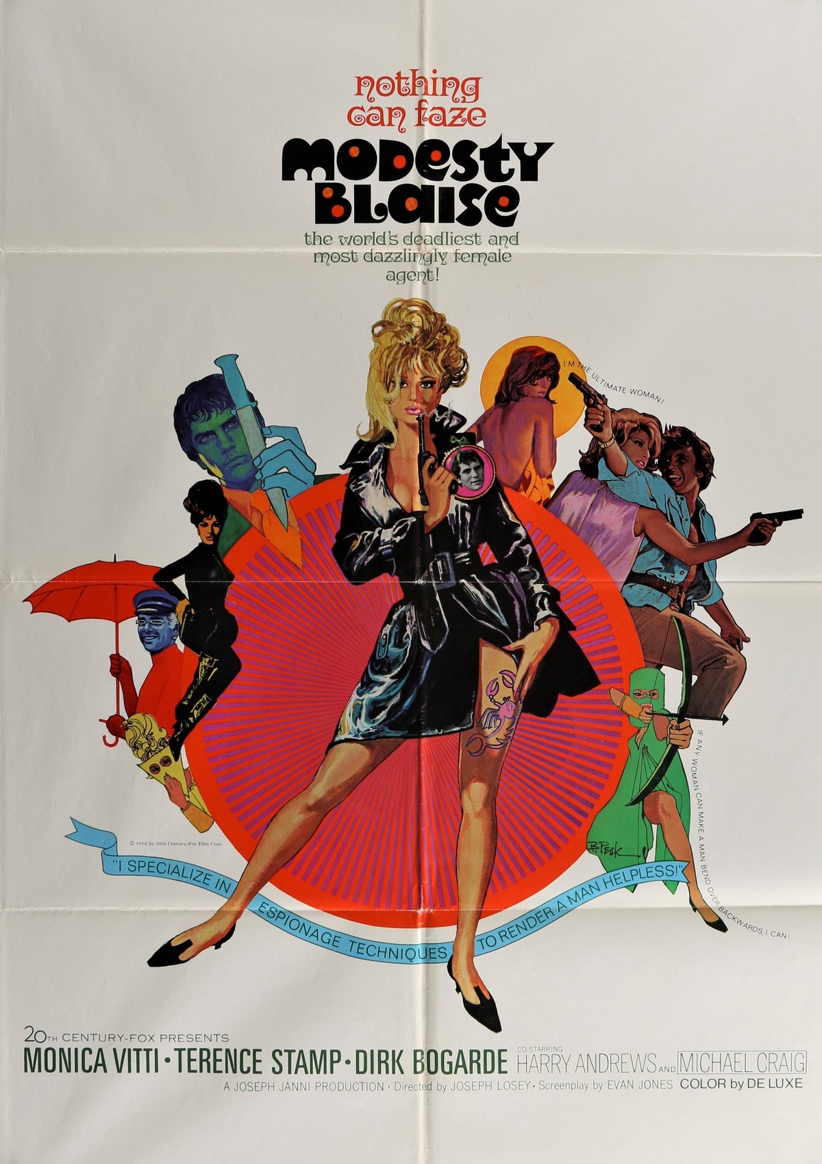 Modesty Blaise_2 - Authentic Vintage Poster