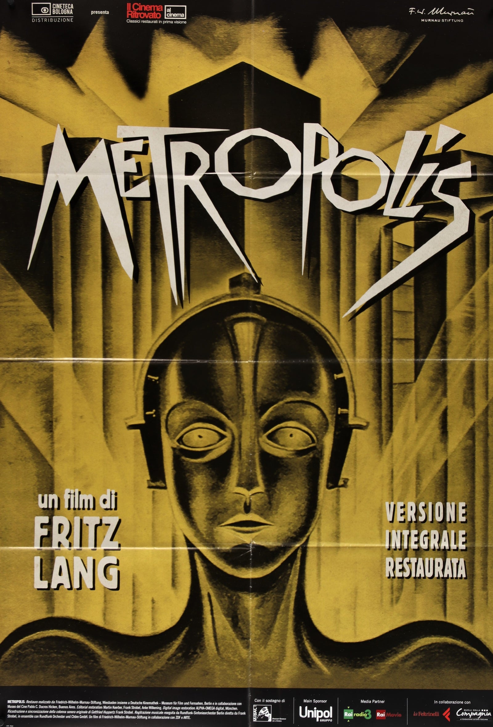 Metropolis- Italian Release - Authentic Vintage Poster