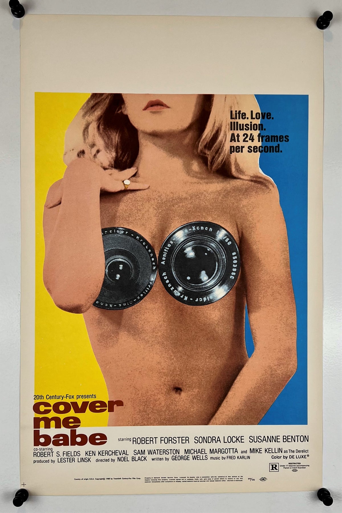 Cover Me Babe - Authentic Vintage Poster