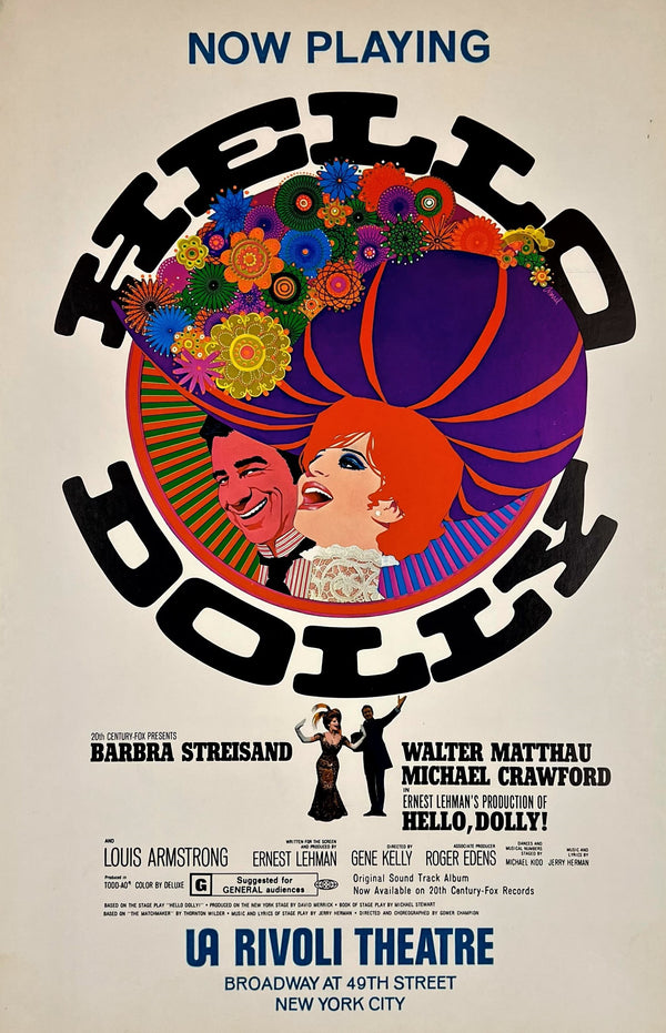 Hello Dolly - Authentic Vintage Window Card
