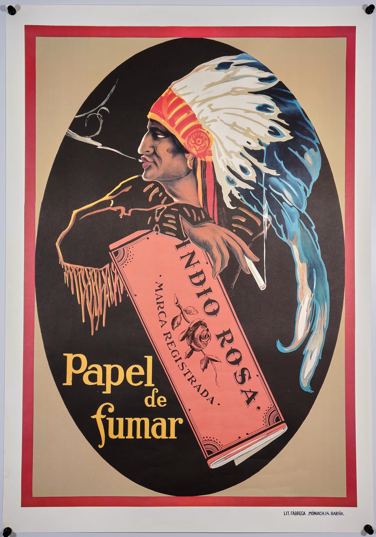 Papel de Fumar - Authentic Vintage Poster