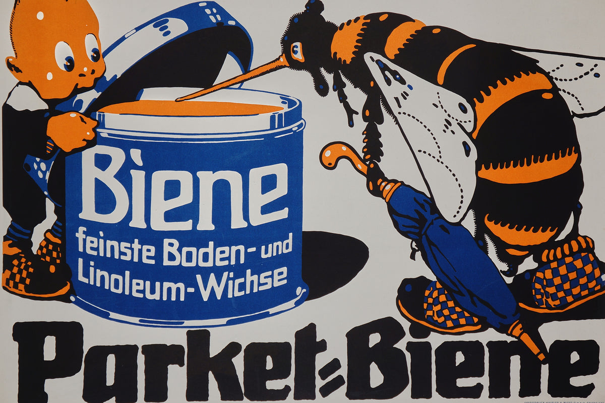 Parket Biene - Authentic Vintage Poster