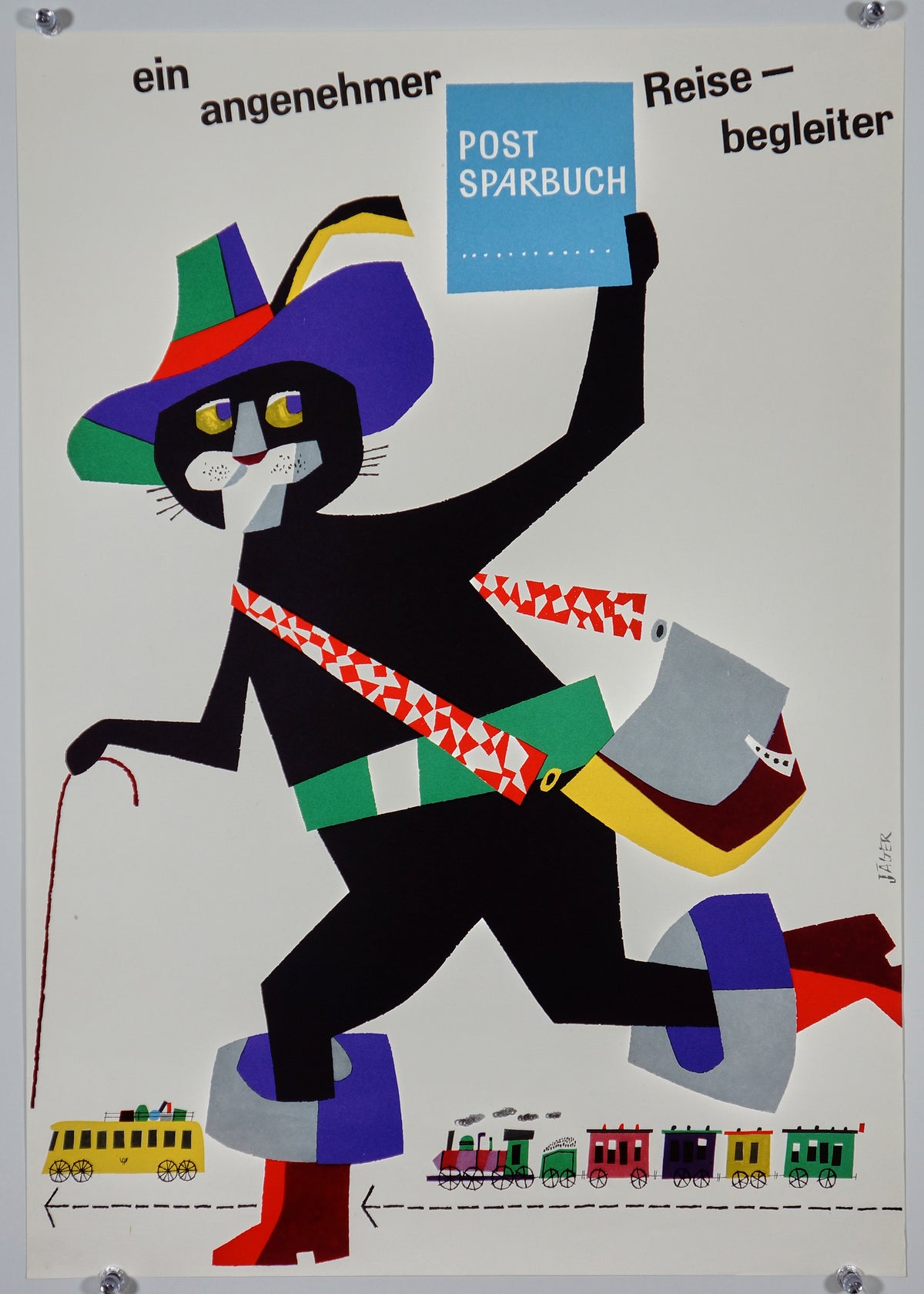 Postsparbuch - Authentic Vintage Poster
