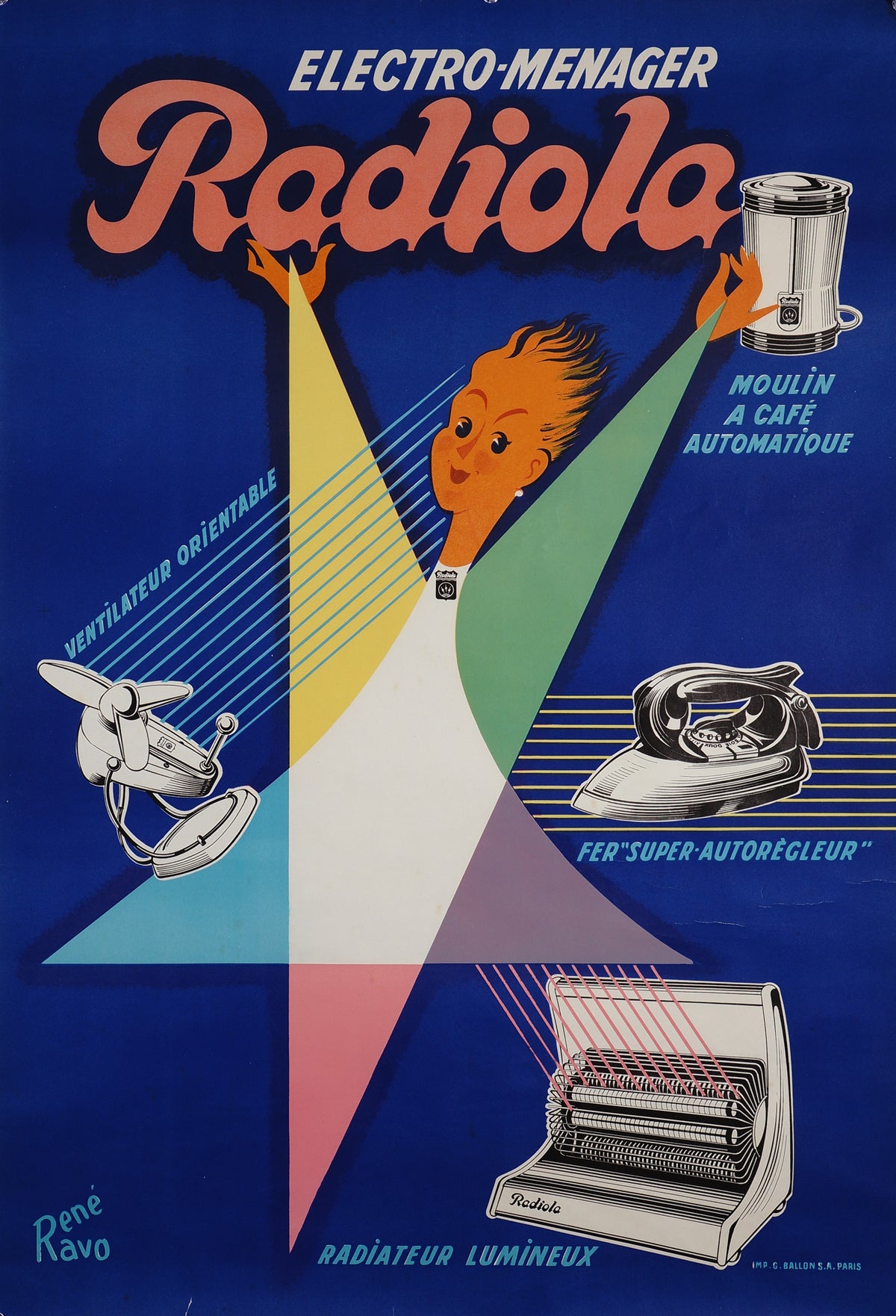 Radiola - Authentic Vintage Poster
