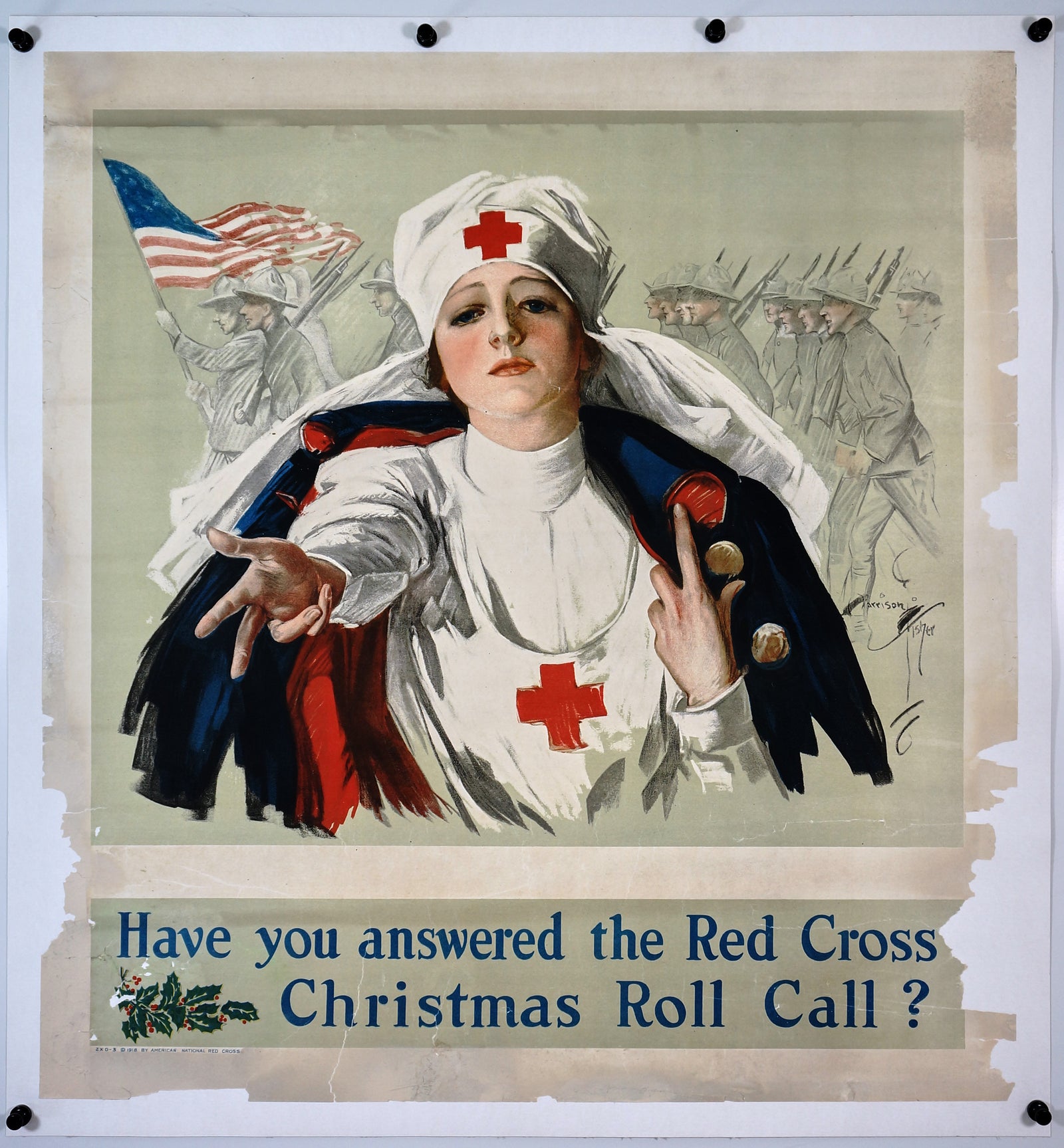 Christmas Roll Call - Authentic Vintage Poster