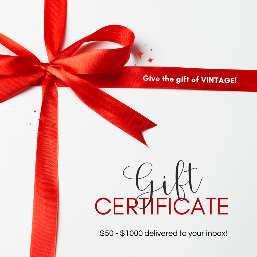 The Gift of Vintage Art - Authentic Vintage Gift Cards