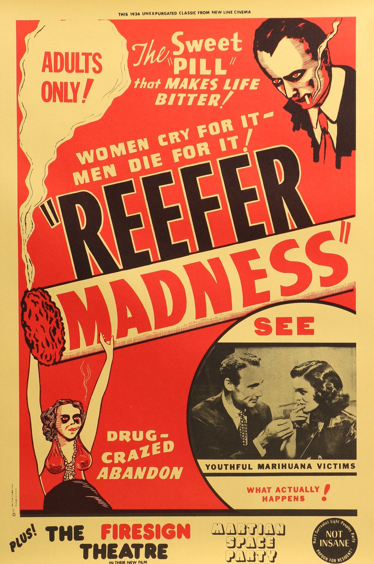 Reefer Madness - Authentic Vintage Poster