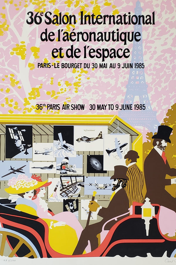 Paris Air Show - Authentic Vintage Poster