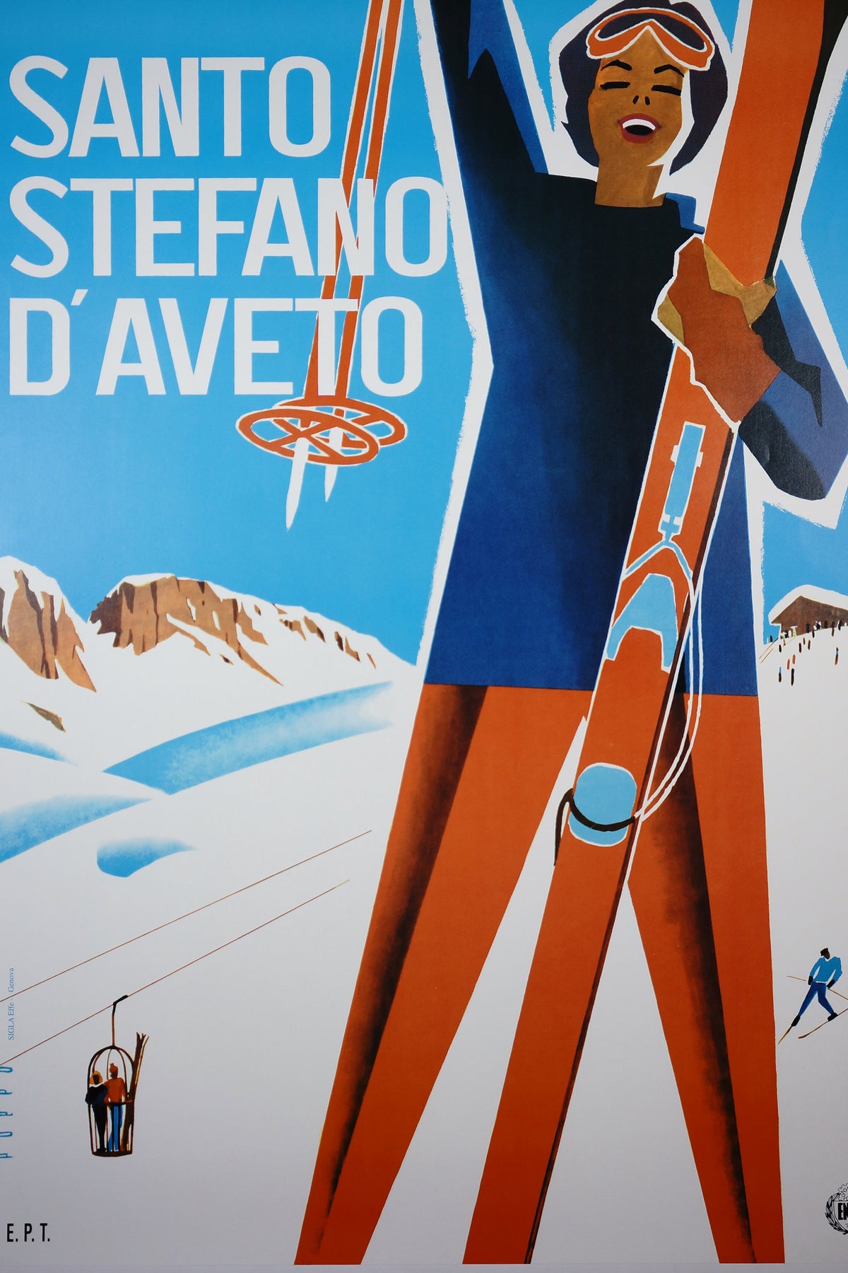 Santo Stefano d&#39;Aveto - Authentic Vintage Poster