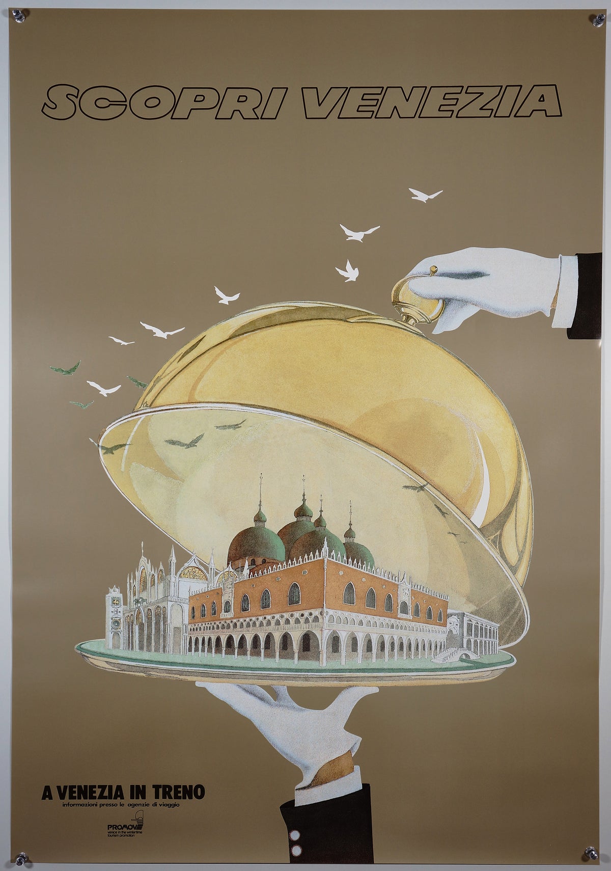 Scopri Venezia - Authentic Vintage Poster