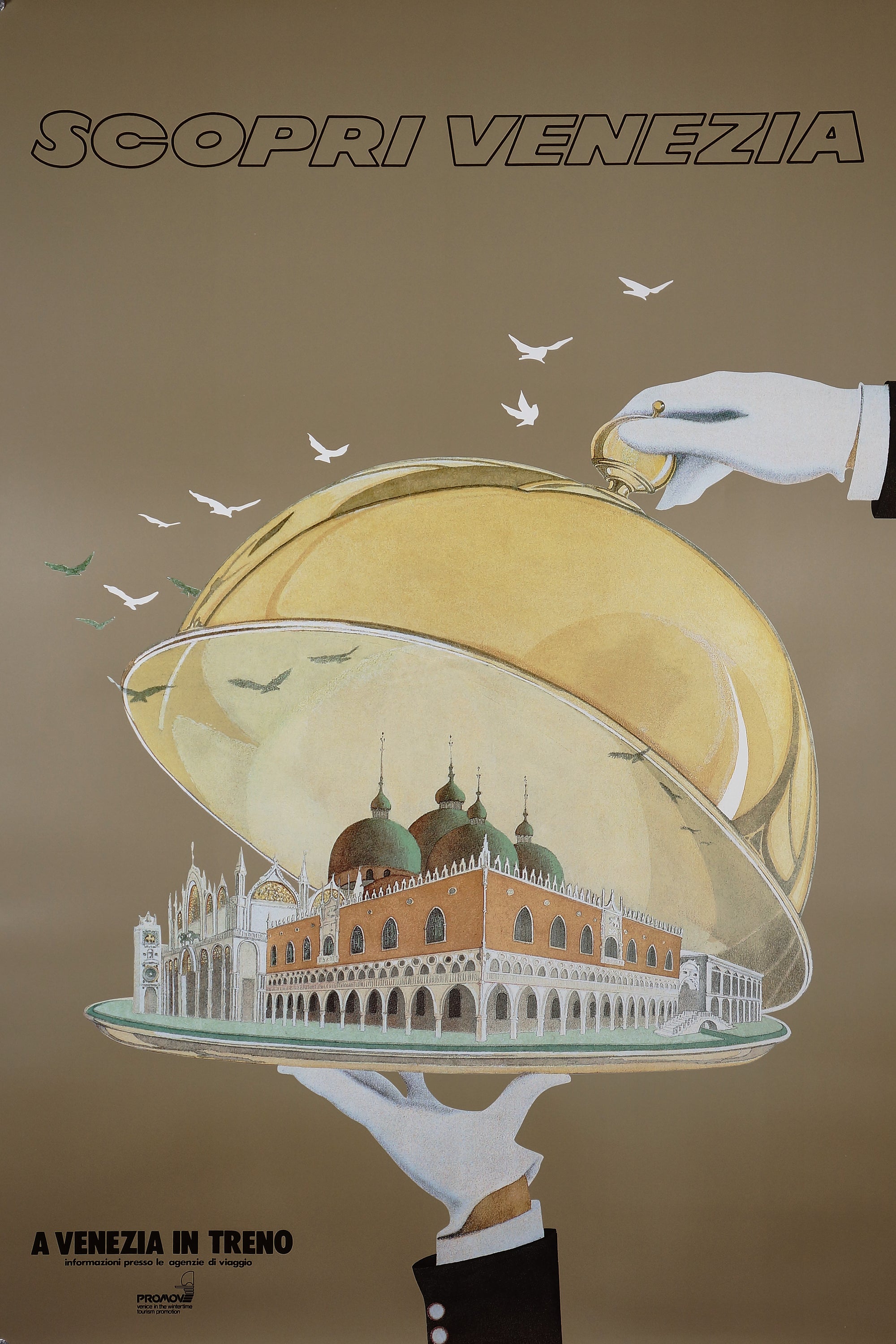 Scopri Venezia - Authentic Vintage Poster