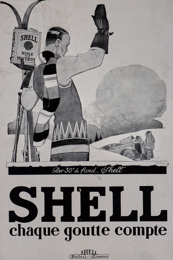 Shell- Every Drop Counts - Authentic Vintage Poster