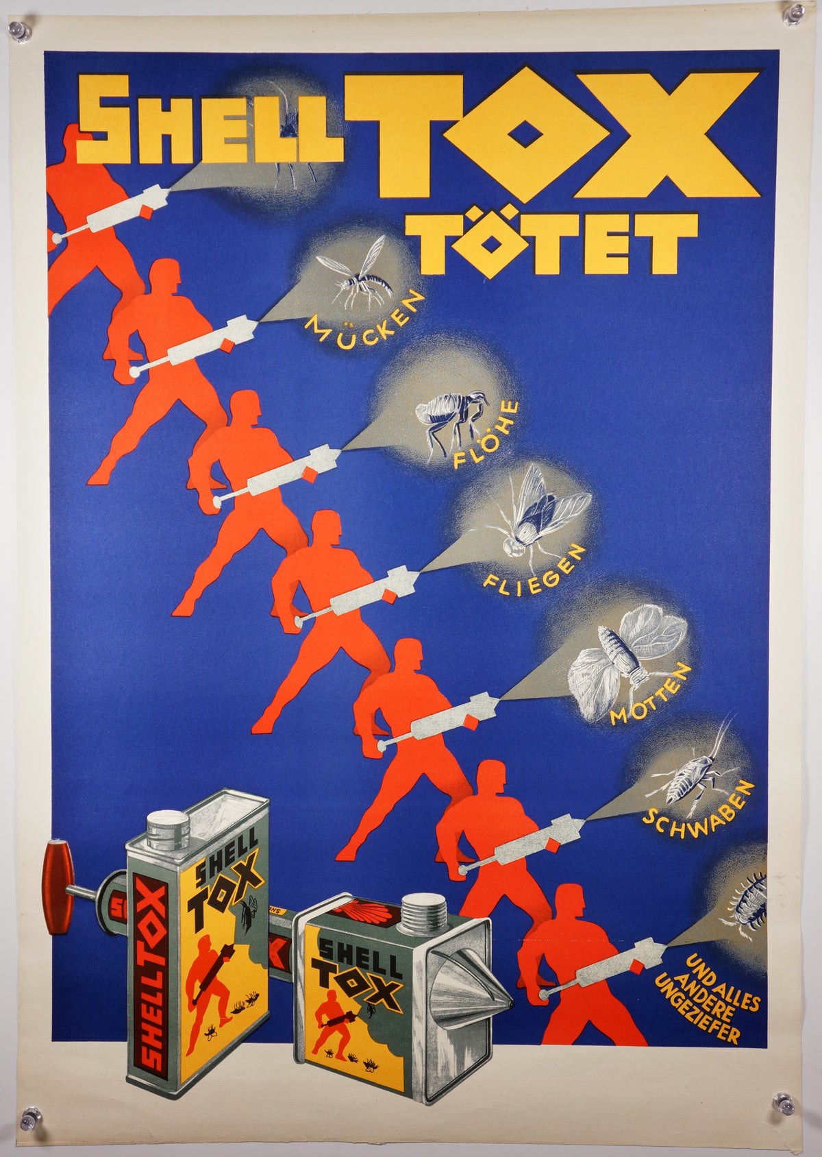 Shell Tox Totet - Authentic Vintage Poster