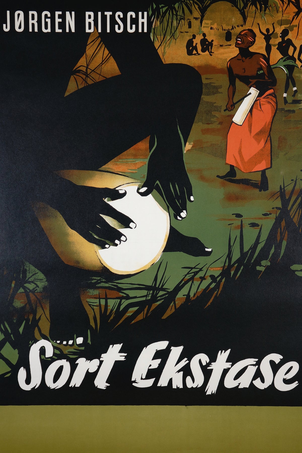 Sort Ekstase - Authentic Vintage Poster
