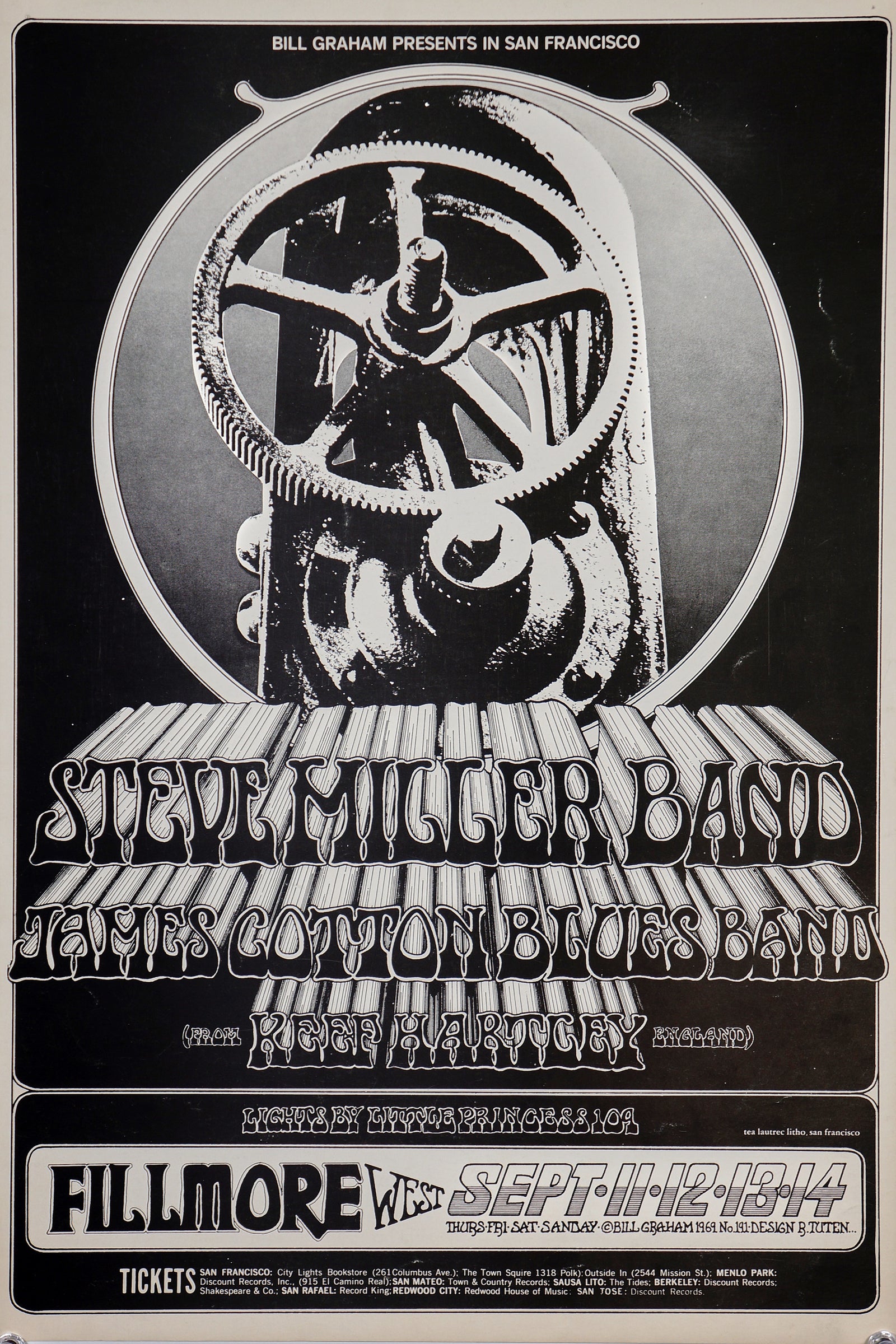 Steve Miller Band - Authentic Vintage Poster