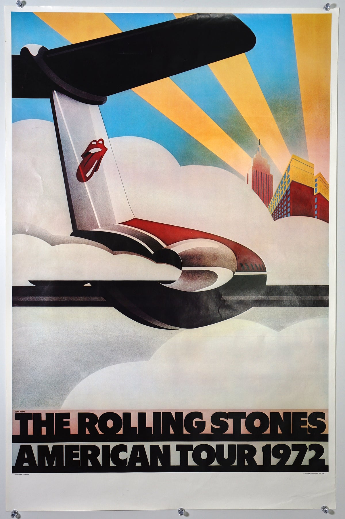 Rolling Stones, American Tour - Authentic Vintage Poster