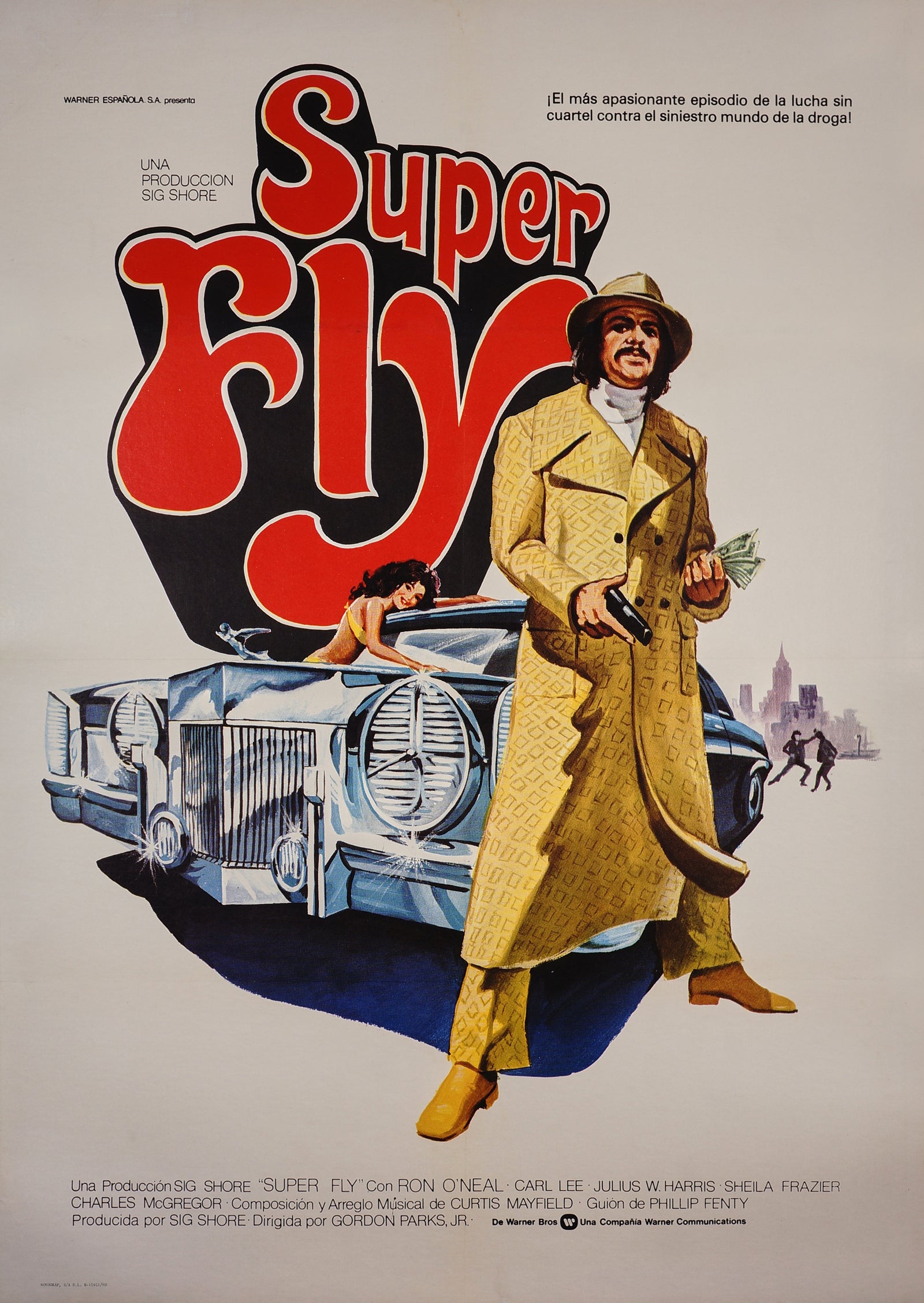 Super Fly- Spanish Release - Authentic Vintage Poster
