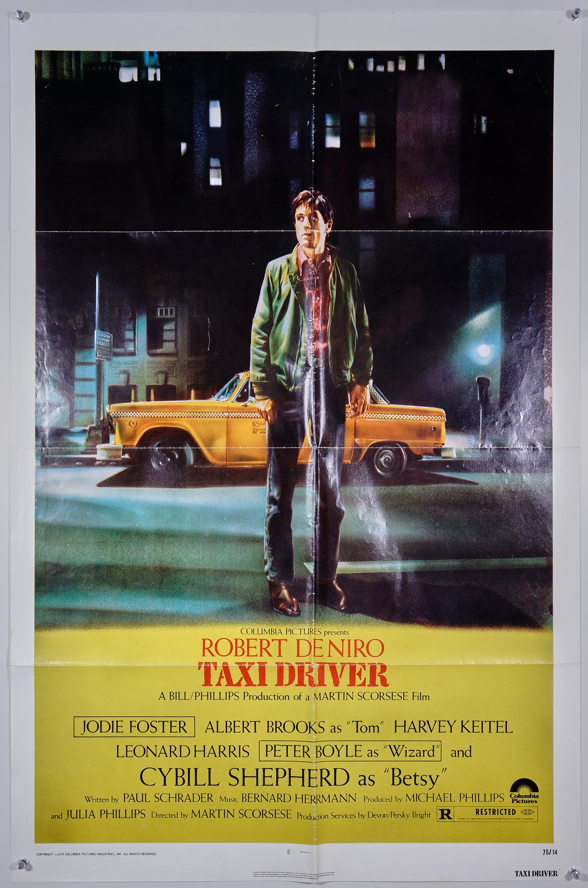 Taxi Driver - Authentic Vintage Poster