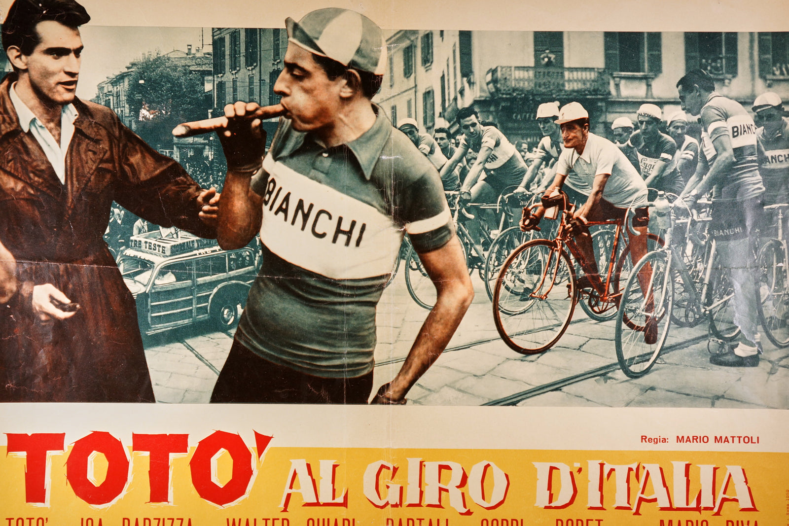 Totò al giro d'Italia - Authentic Vintage Poster