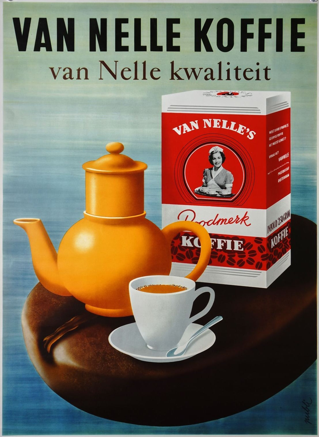 Van Nelle Koffie - Authentic Vintage Poster