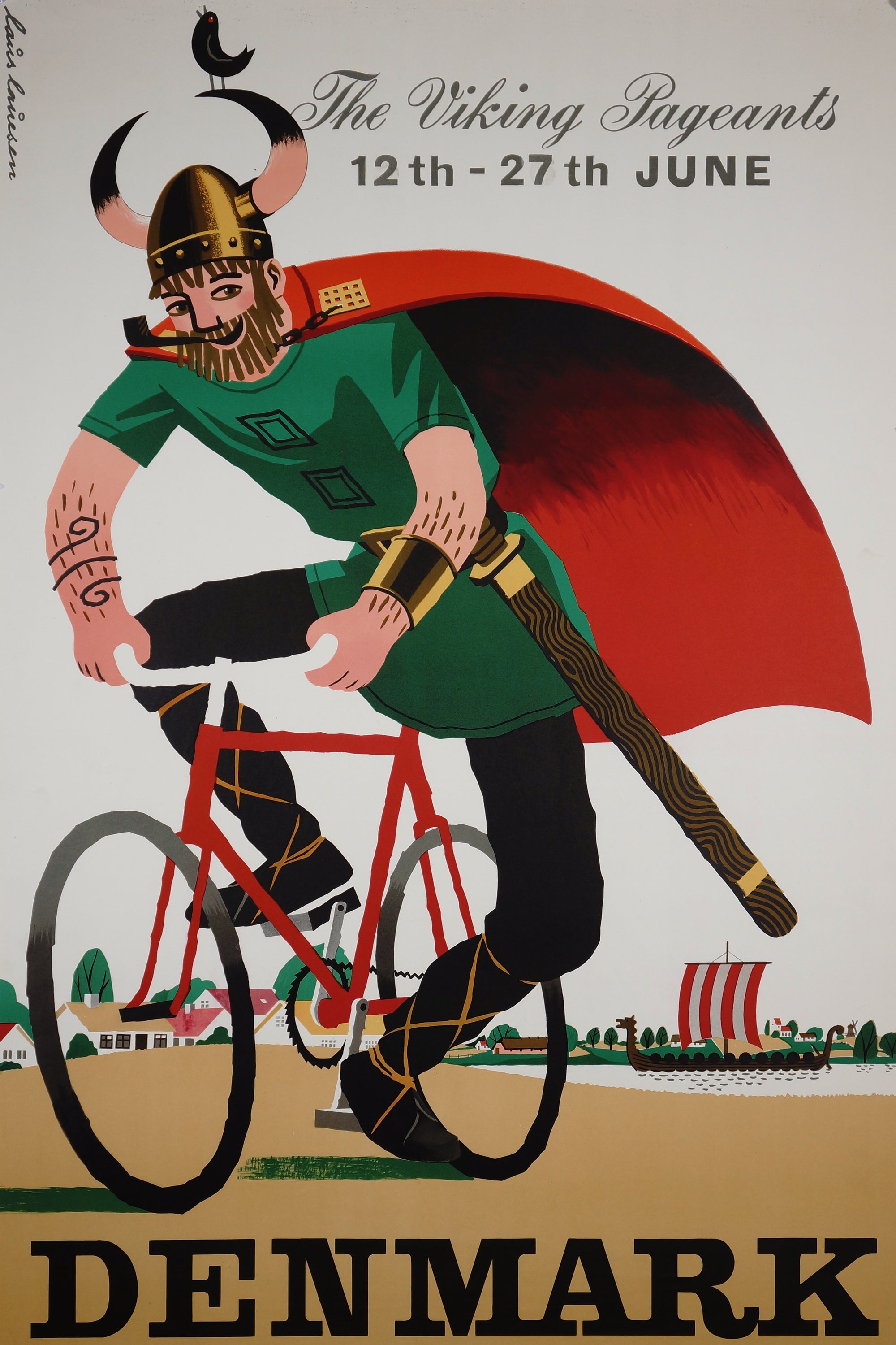 The Viking Pageants - Authentic Vintage Poster