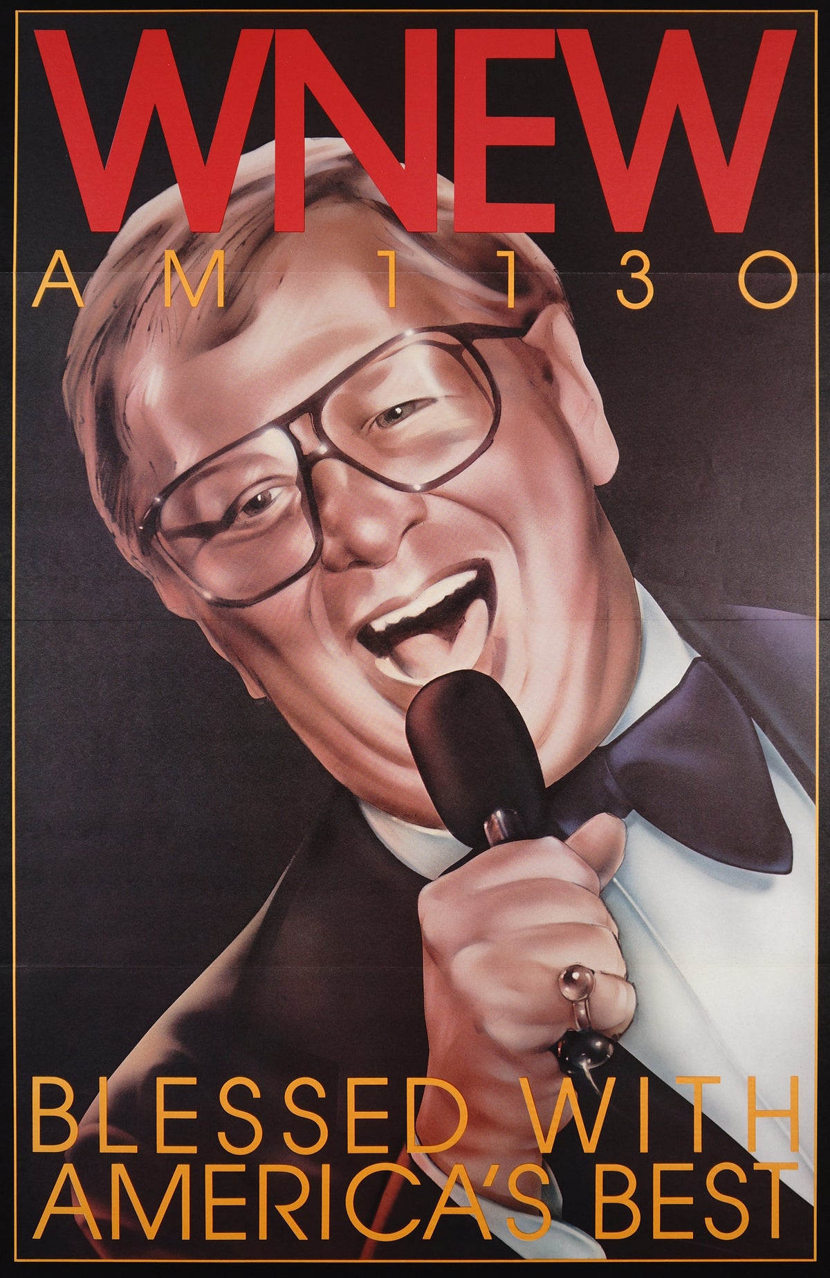 WNEW- Mel Torme - Authentic Vintage Poster