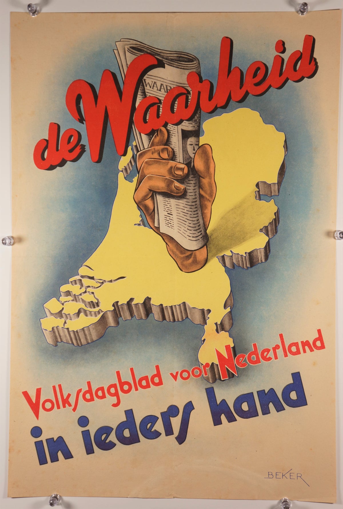 De Waarheid - Authentic Vintage Poster