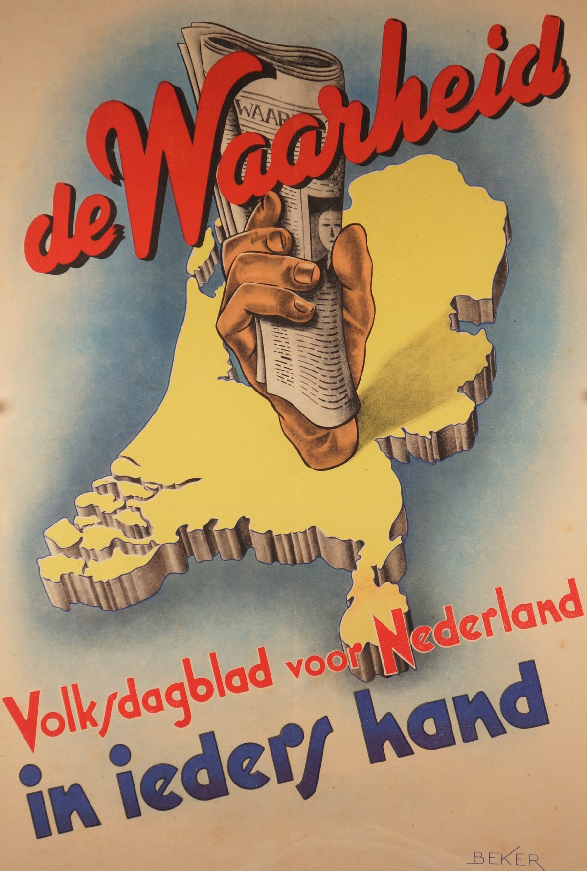 De Waarheid - Authentic Vintage Poster