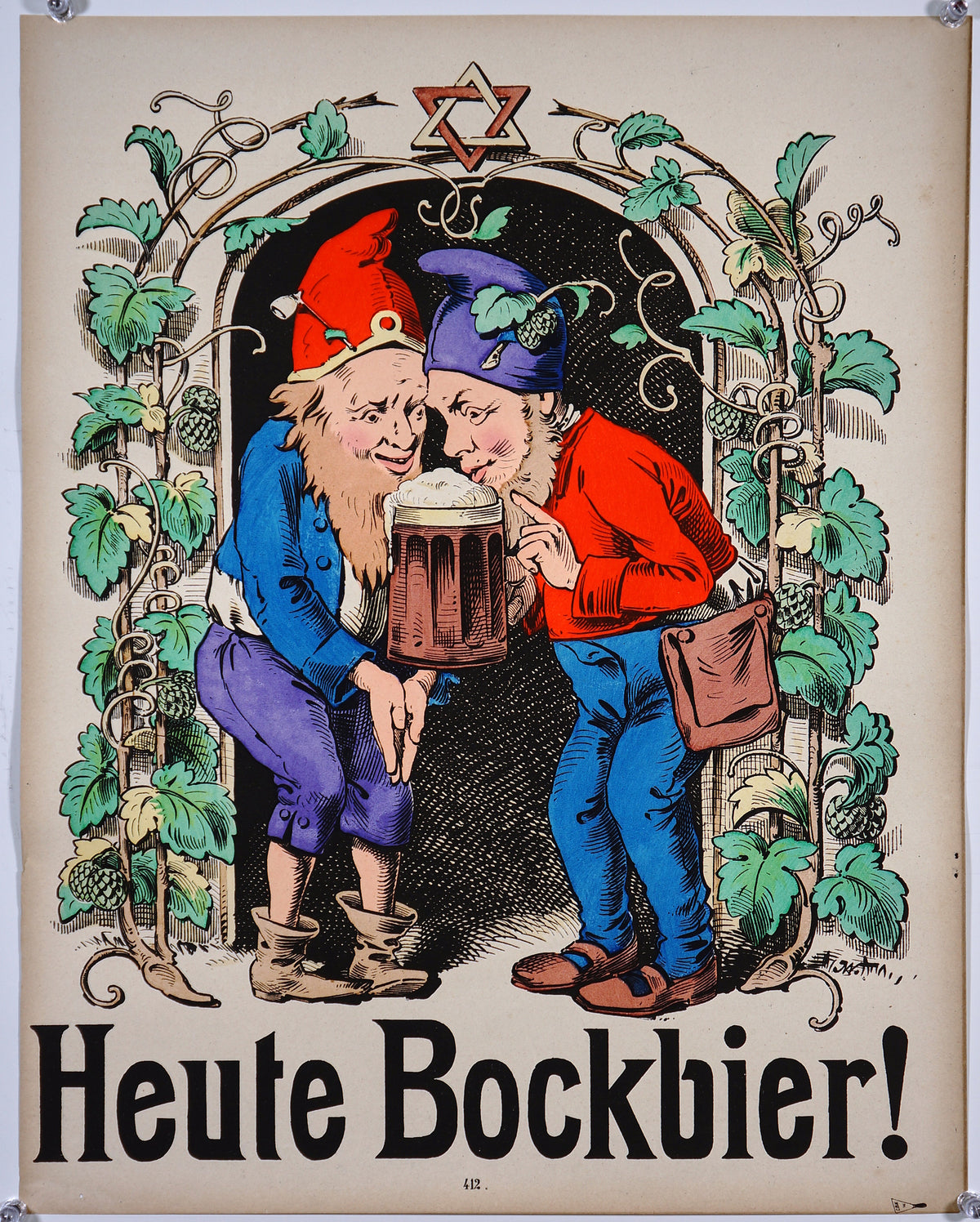 Wissembourg - Heute bockbier! - Authentic Vintage Poster