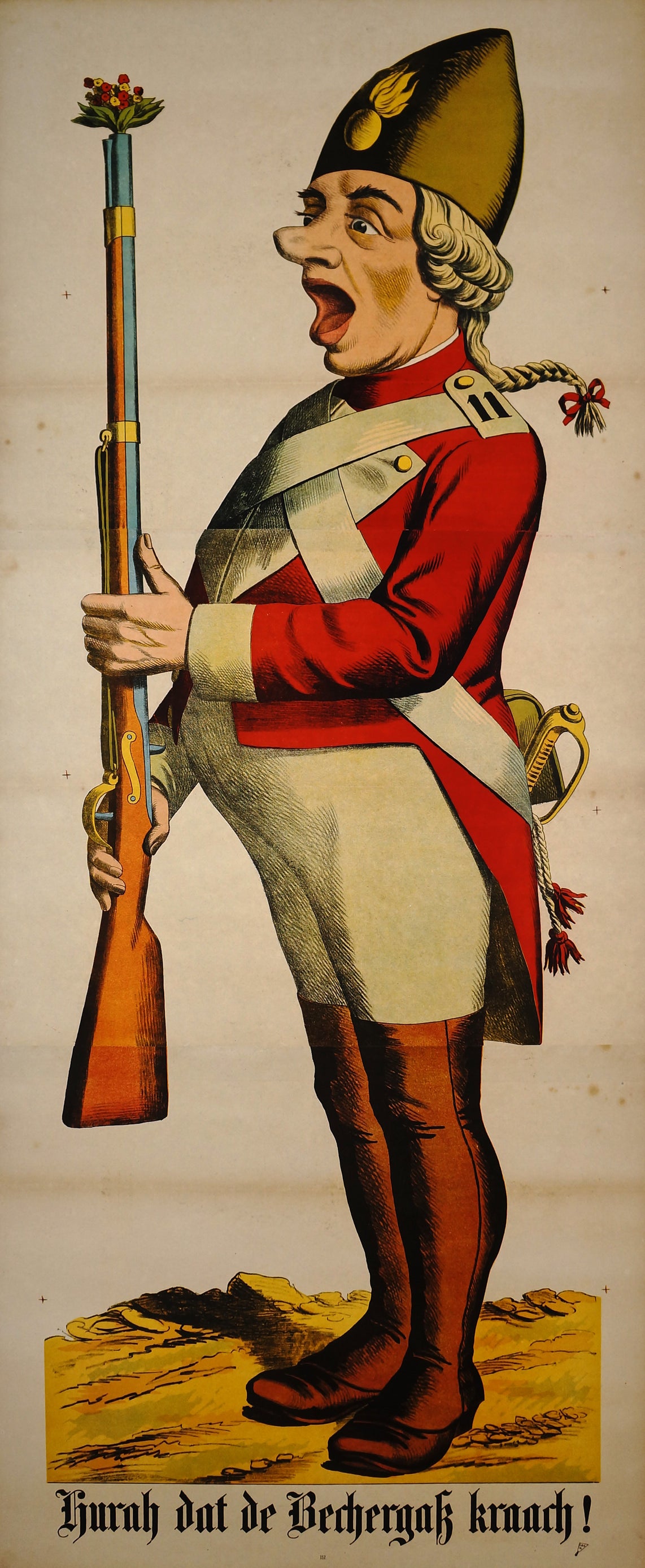 Wissembourg- Officer - Authentic Vintage Poster