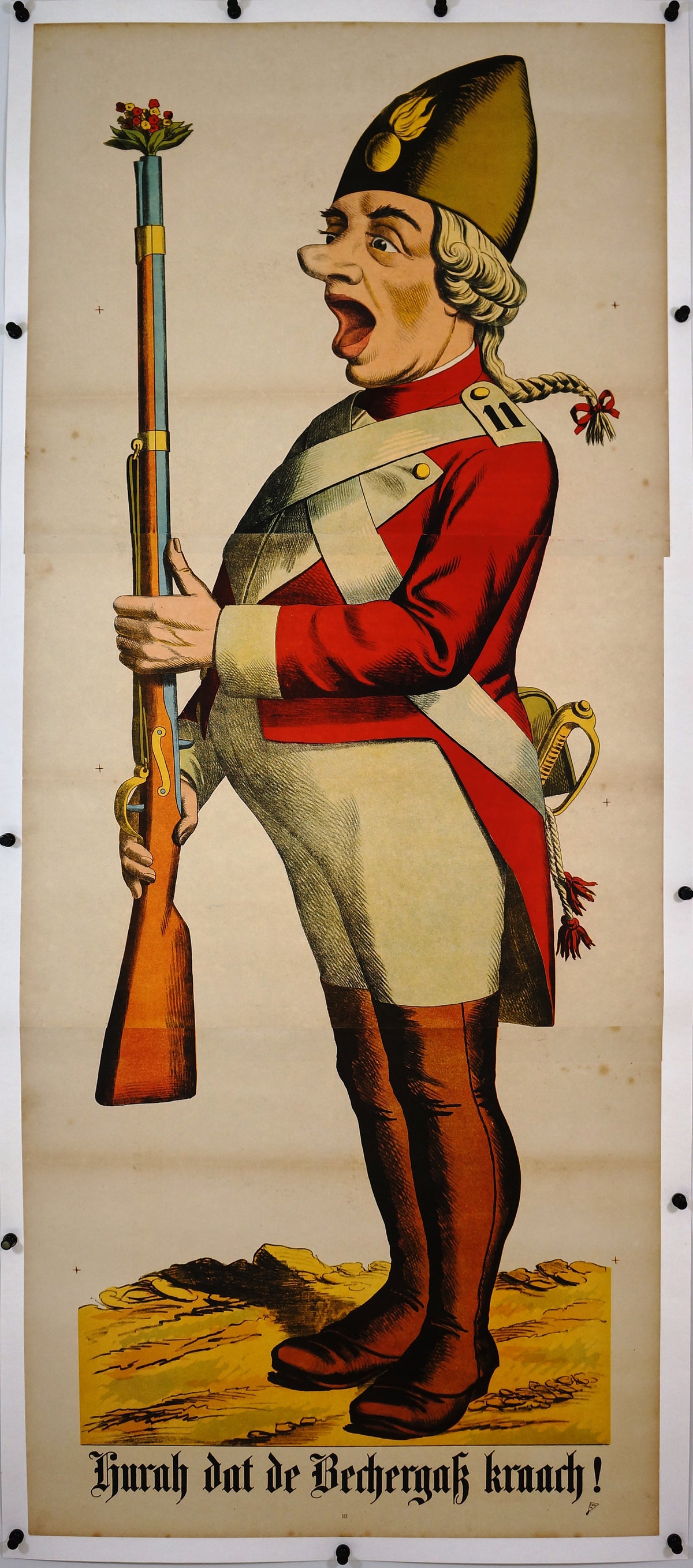 Wissembourg- Officer - Authentic Vintage Poster