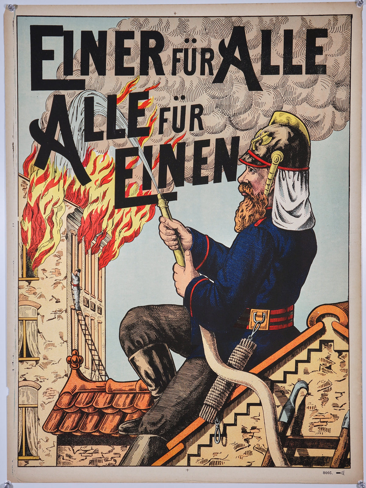 Wissembourg- Einer für Alle - Authentic Vintage Poster