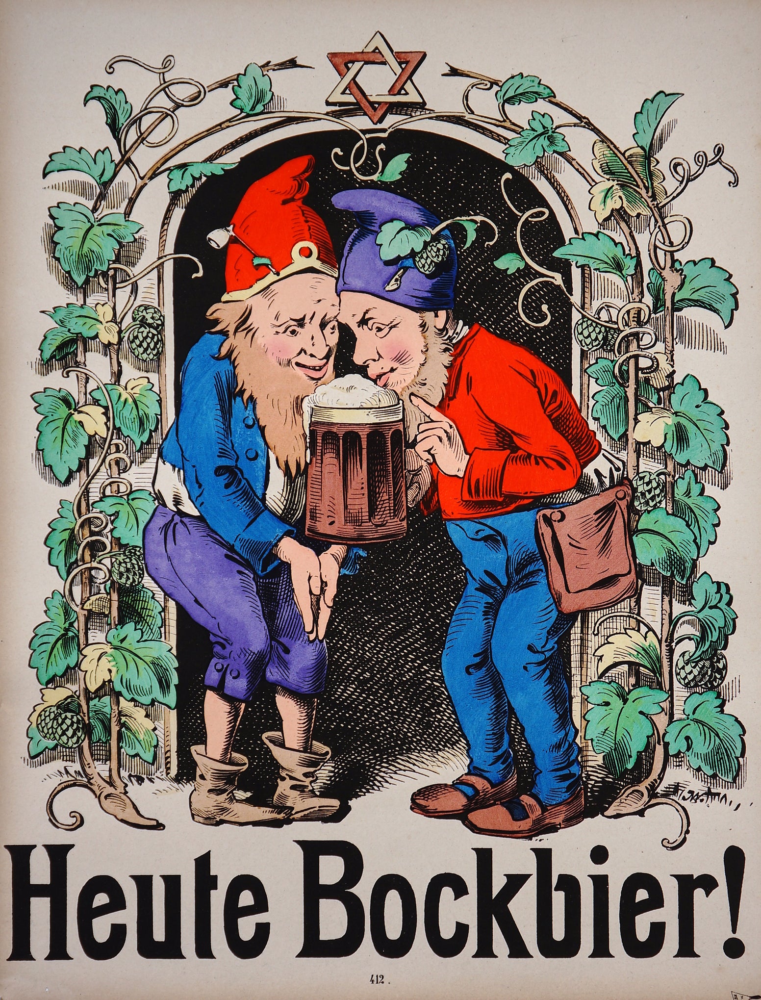 Wissembourg - Heute bockbier! - Authentic Vintage Poster