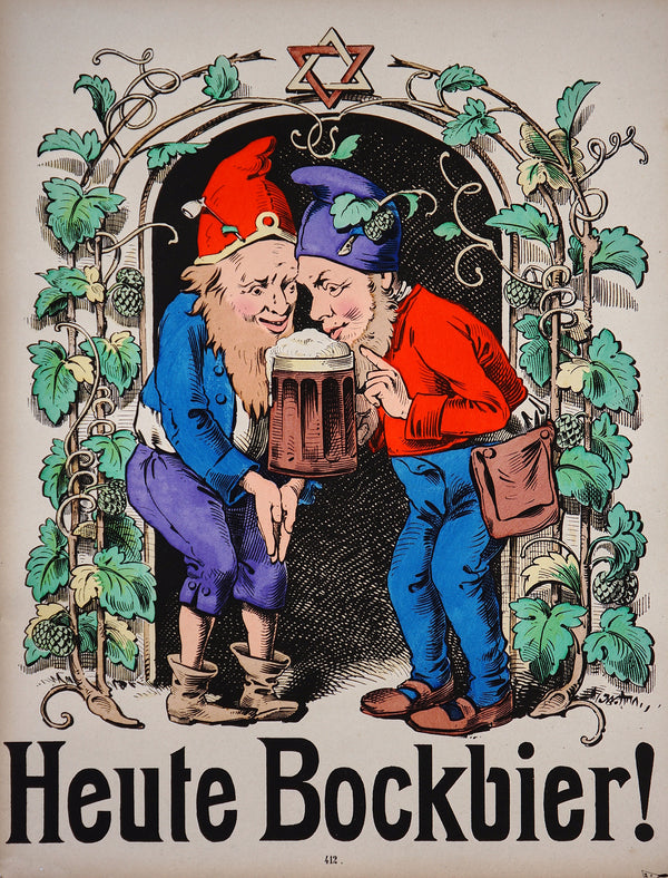 Wissembourg - Heute bockbier! - Authentic Vintage Poster