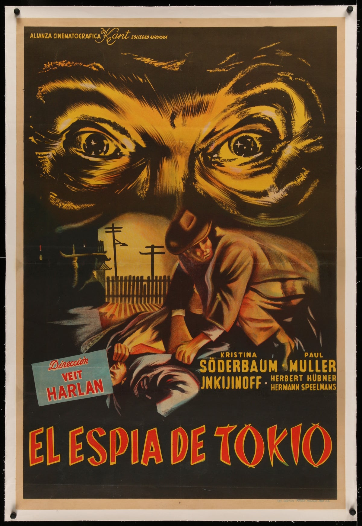 El Espia de Tokio - Authentic Vintage Poster