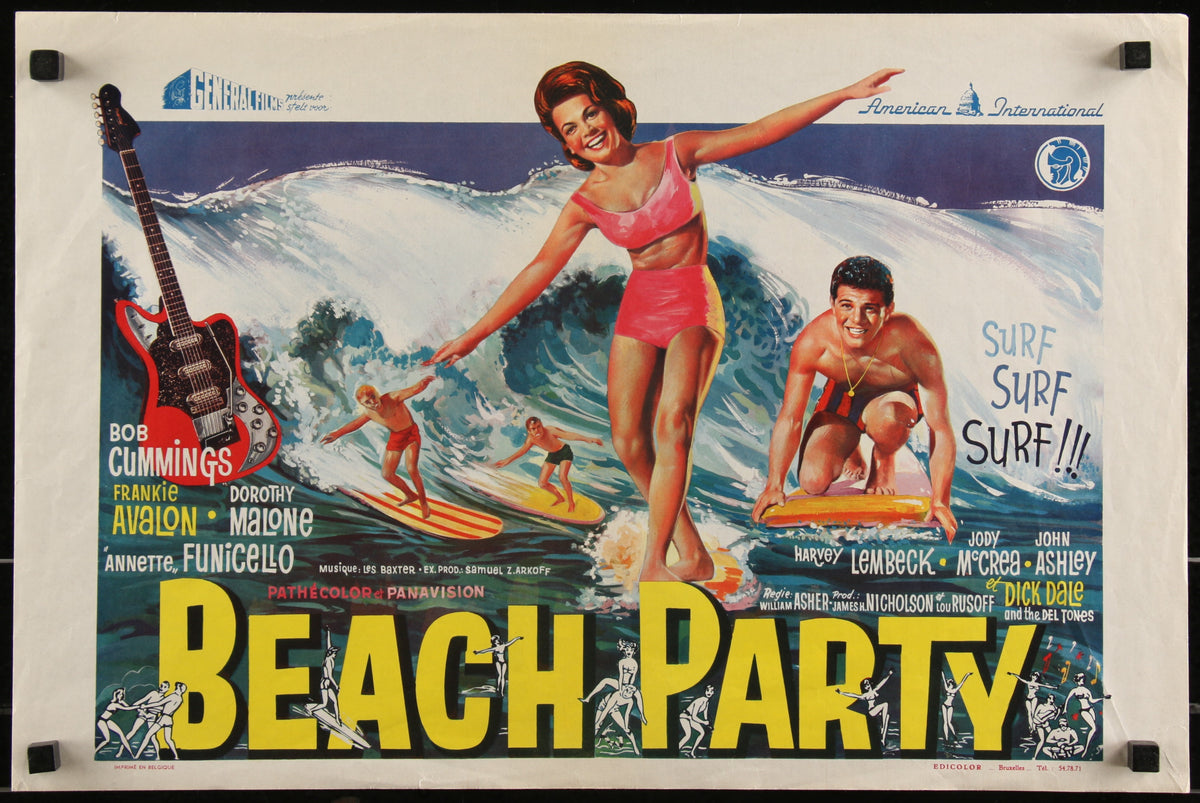 Beach Party - Authentic Vintage Poster