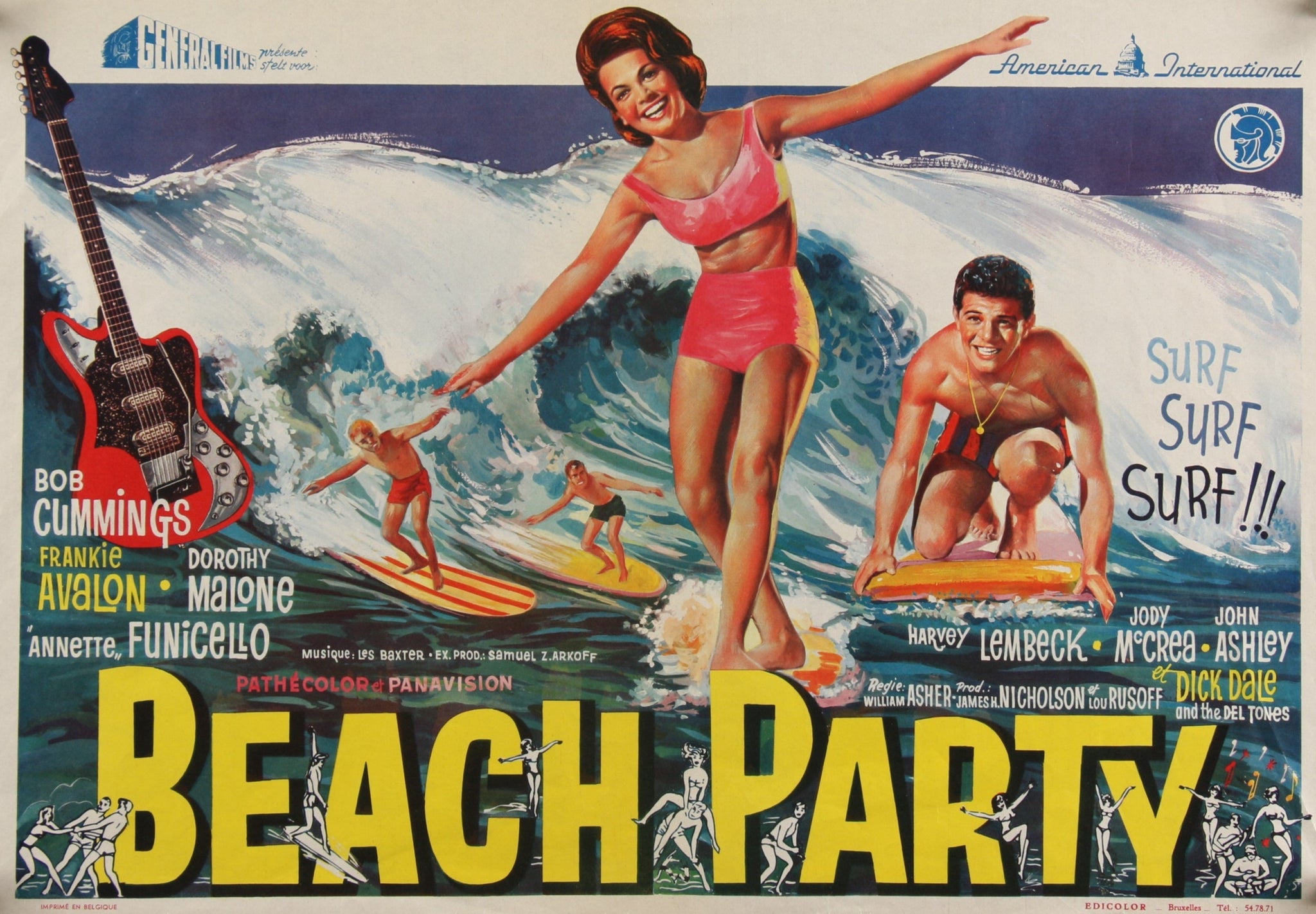 Beach Party- Original Vintage Poster - Authentic Vintage Posters