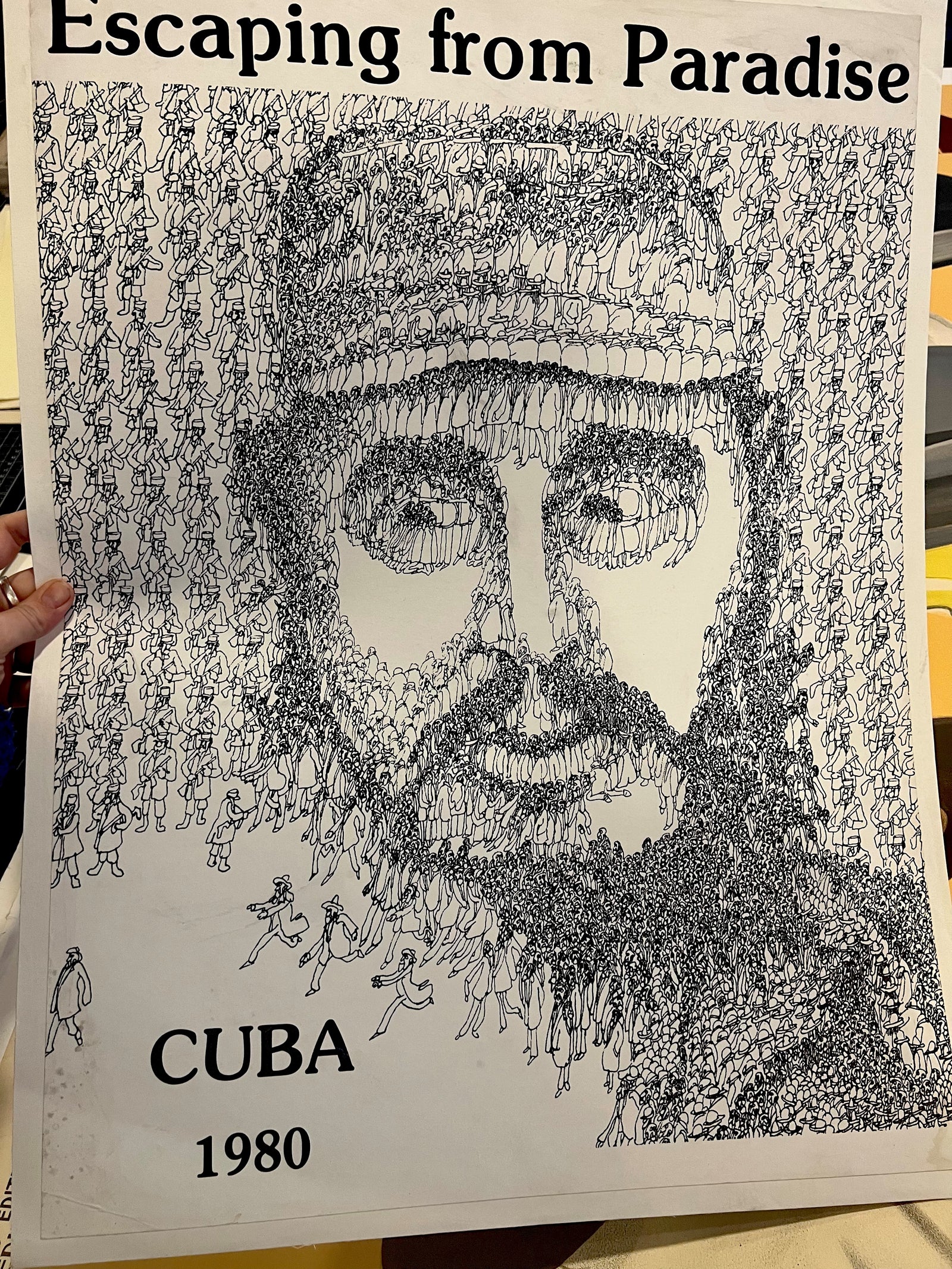 Escaping from Paradise - Authentic Vintage Poster