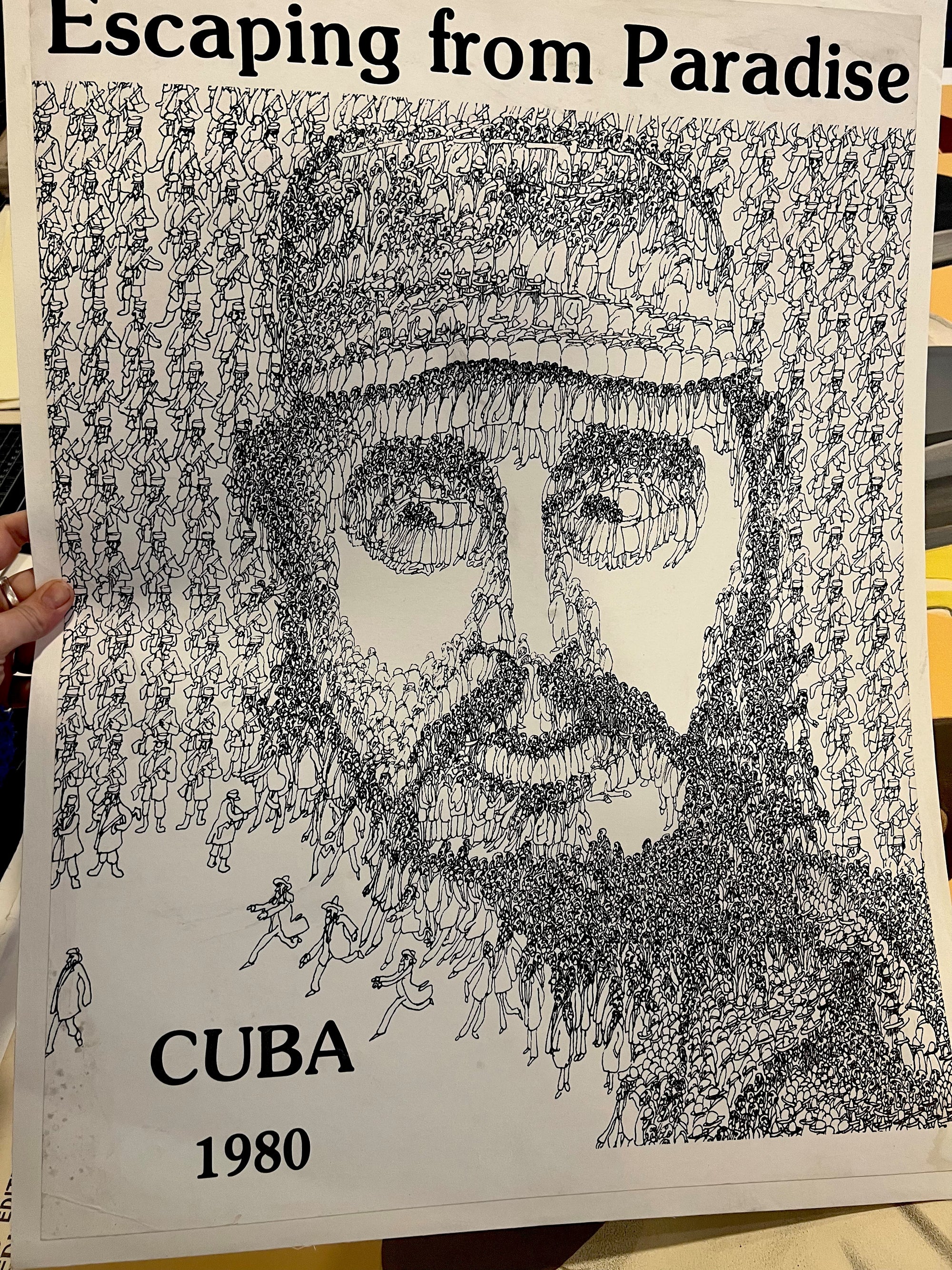 Escaping from Paradise - Authentic Vintage Poster