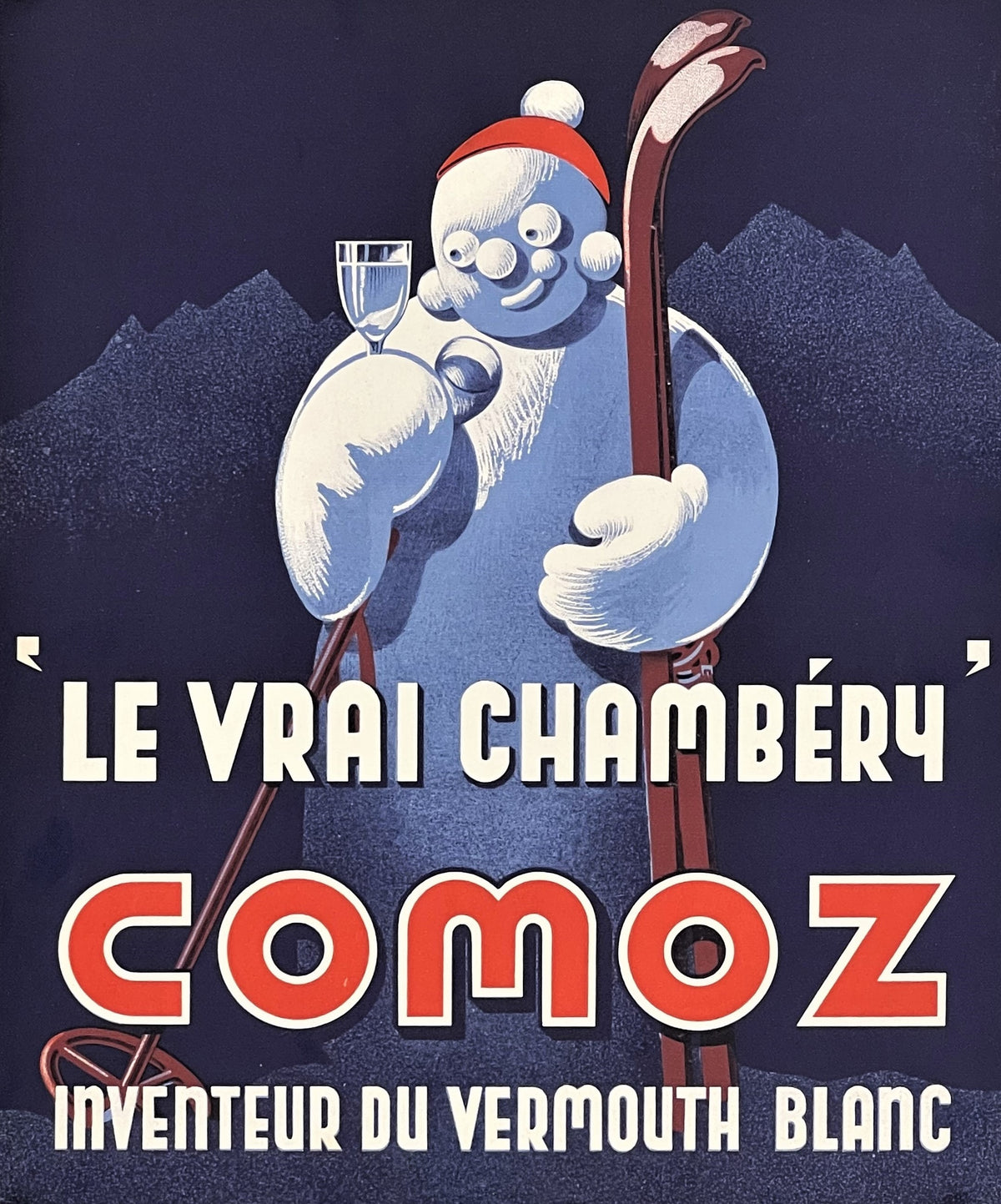 Le Vrai Chambery - Authentic Vintage Window Card